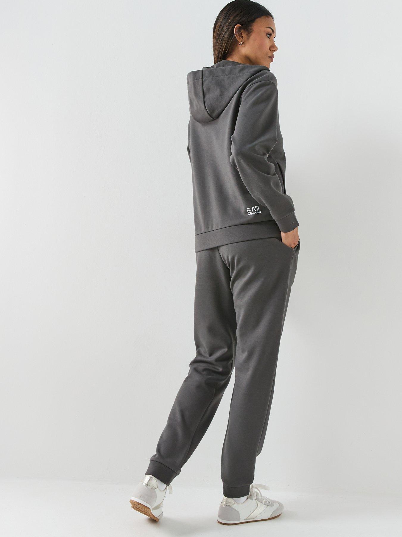 Image 2 of 5 of EA7 Emporio Armani Train Logo Series Tracksuit - Grey