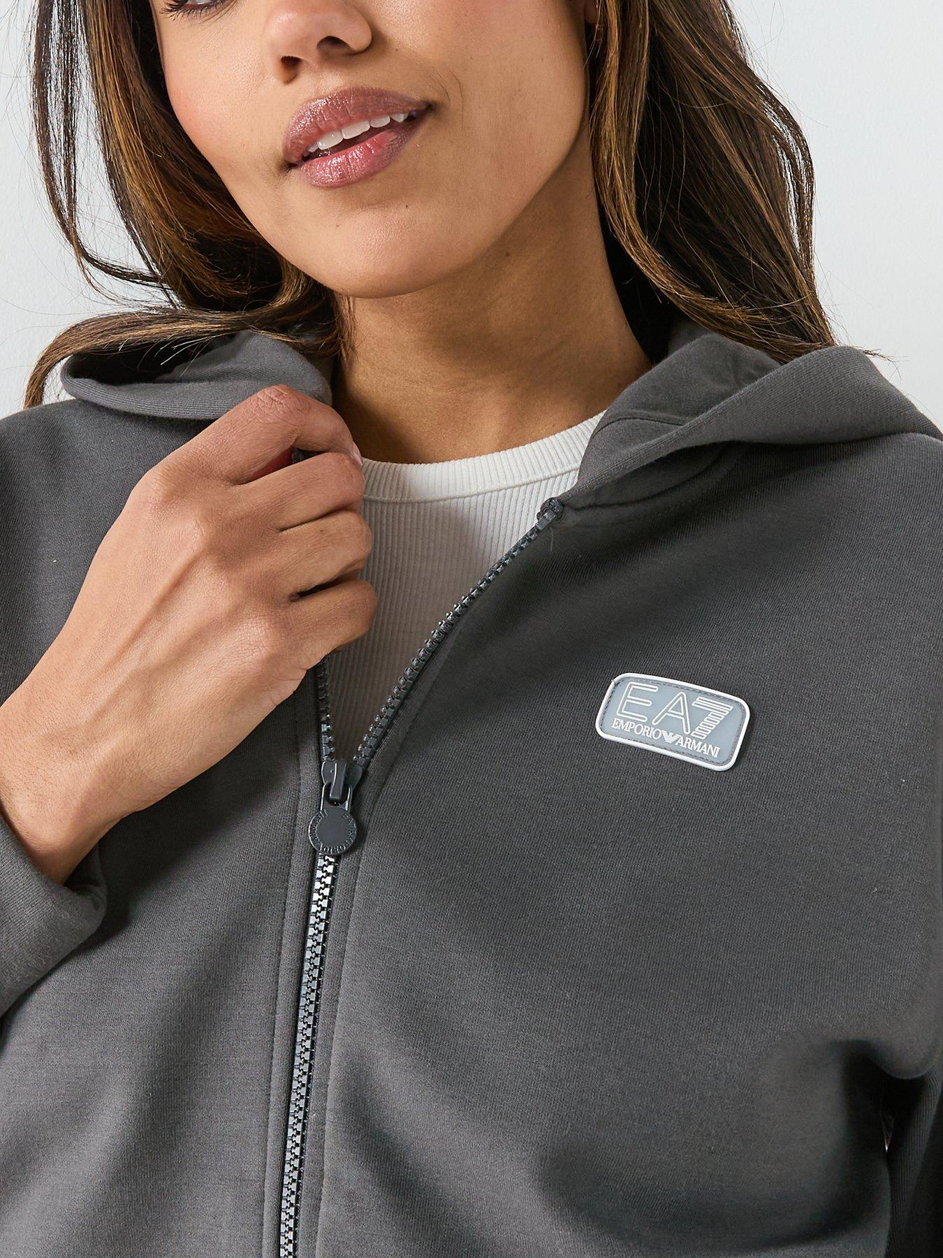 Image 4 of 5 of EA7 Emporio Armani Train Logo Series Tracksuit - Grey