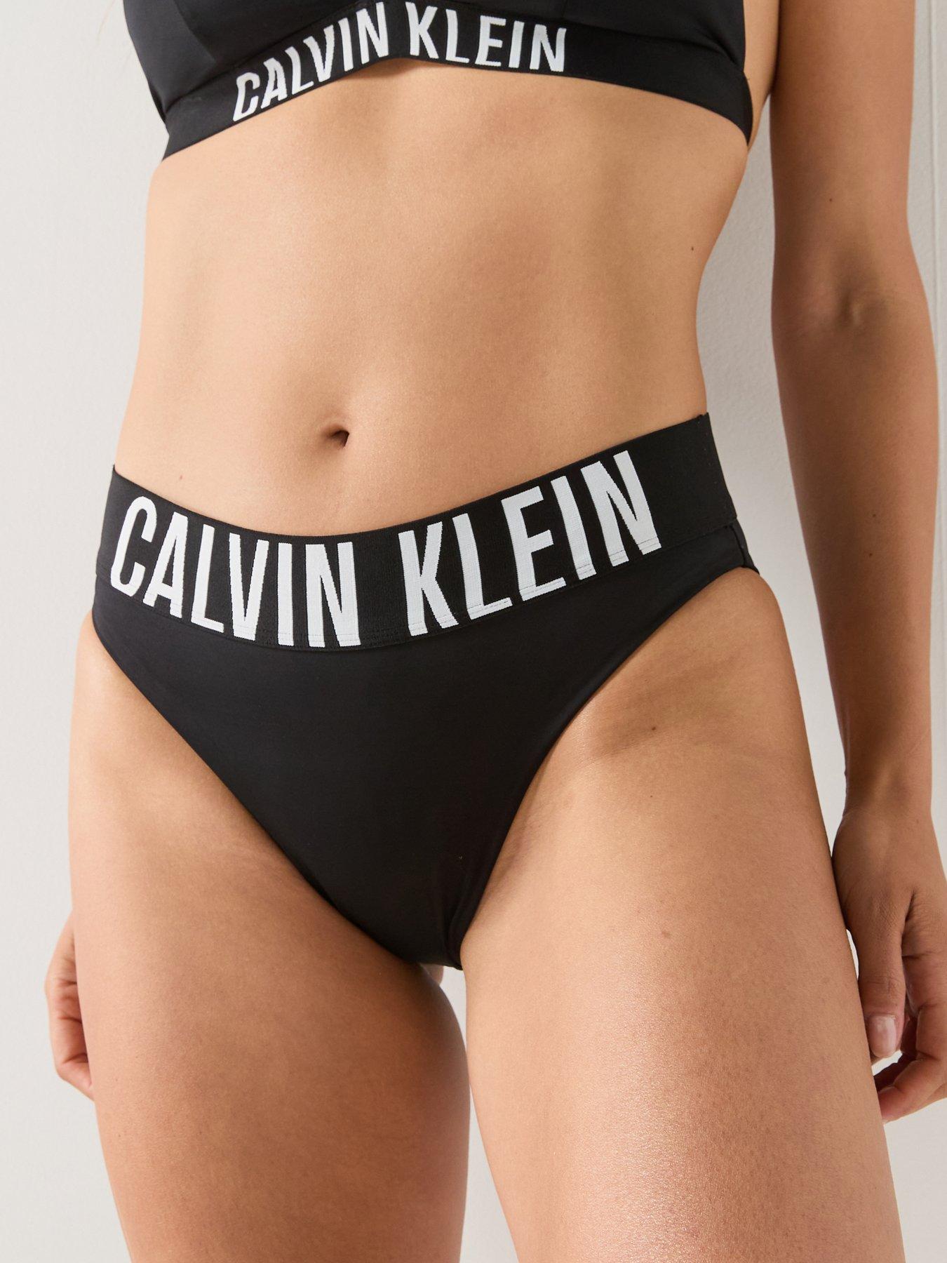 Image 4 of 5 of Calvin Klein Intense Power Bikini Bottoms - Black