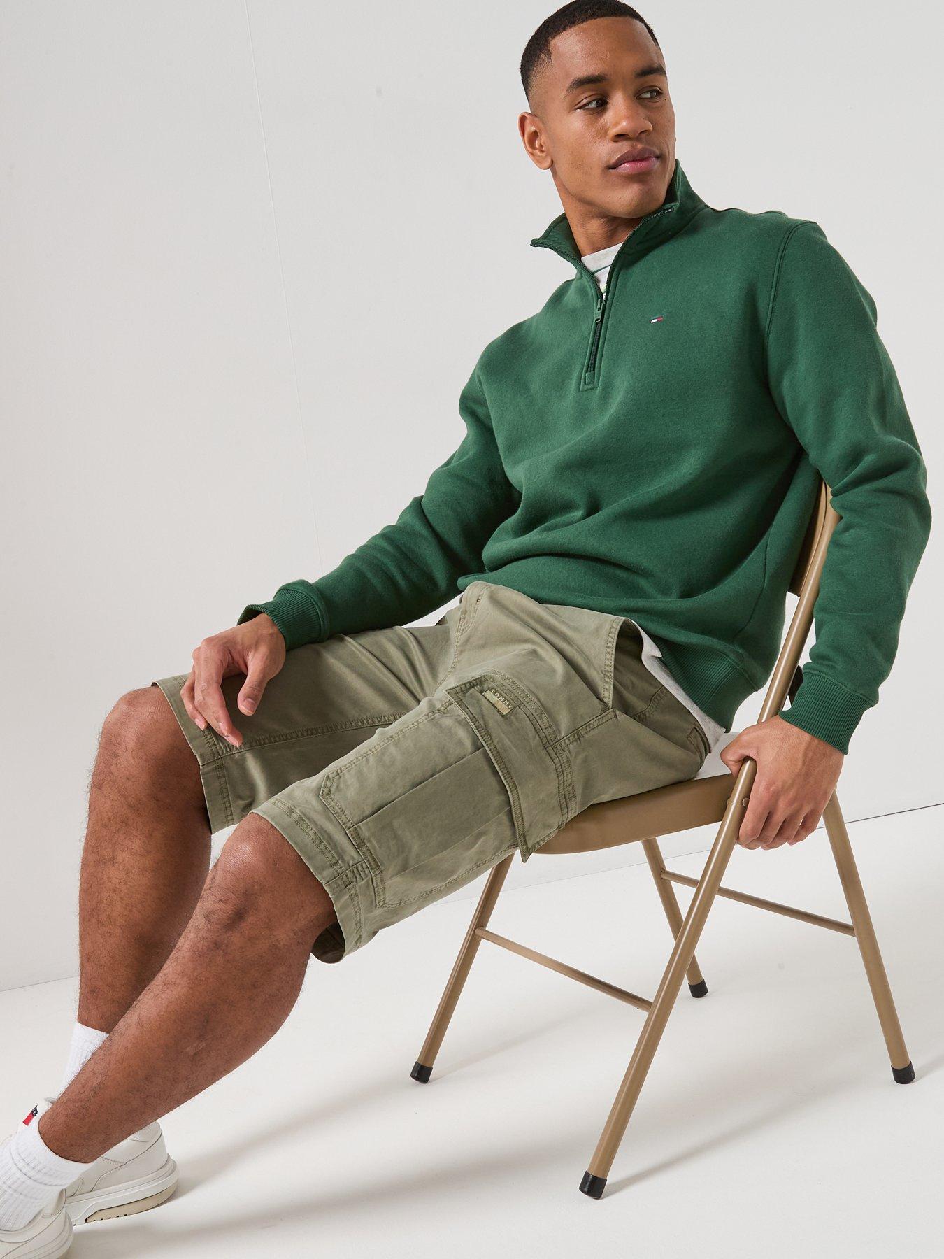 tommy-jeans-otis-washed-cargo-shorts-utility-sageoutfit