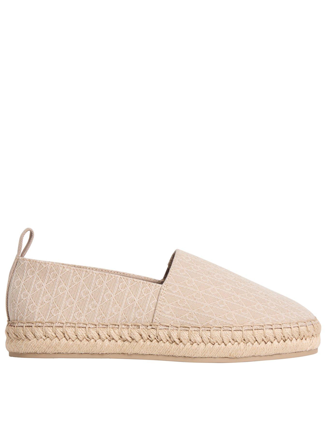 Image 1 of 3 of Calvin Klein Oblique Espadrilles - Grey