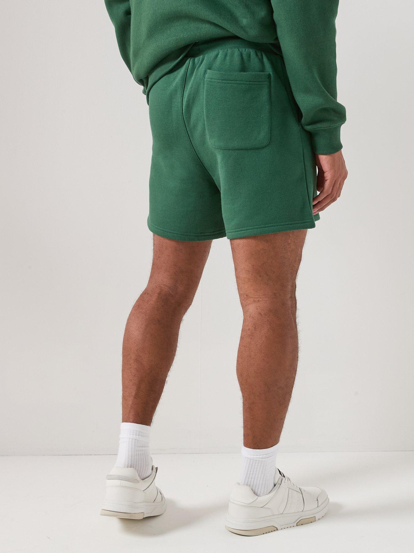 Image 2 of 5 of Tommy Jeans Flag Beach Sweat Shorts - Shadow Pine