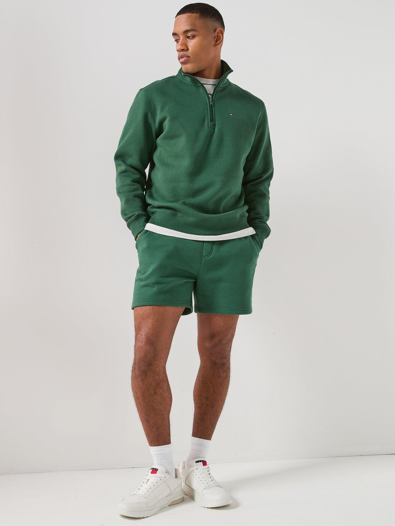 Image 5 of 5 of Tommy Jeans Flag Beach Sweat Shorts - Shadow Pine