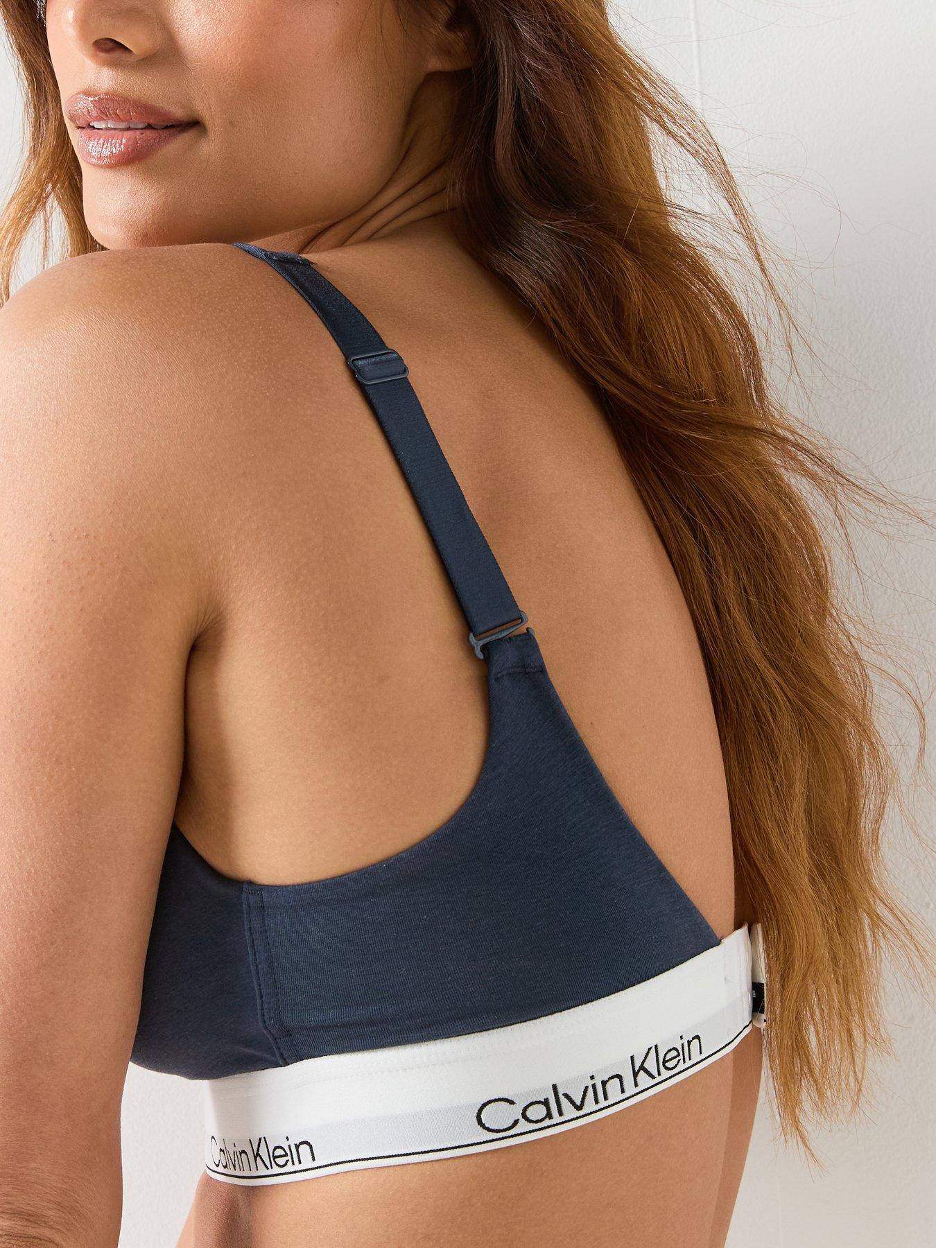Image 4 of 5 of Calvin Klein Lift Bralette - White