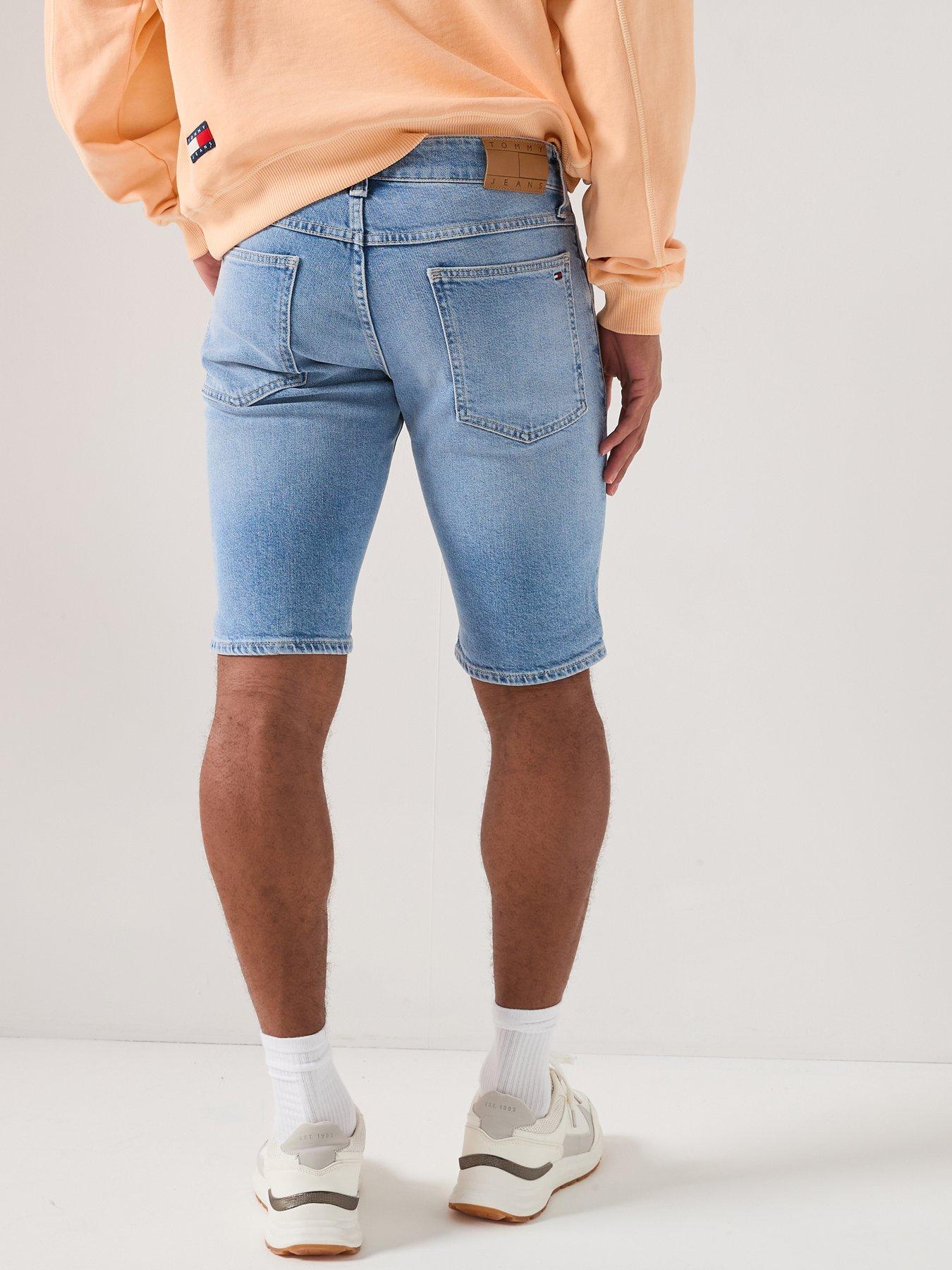 Image 2 of 5 of Tommy Jeans Ronnie Regular Fit Denim Shorts - Denim Medium