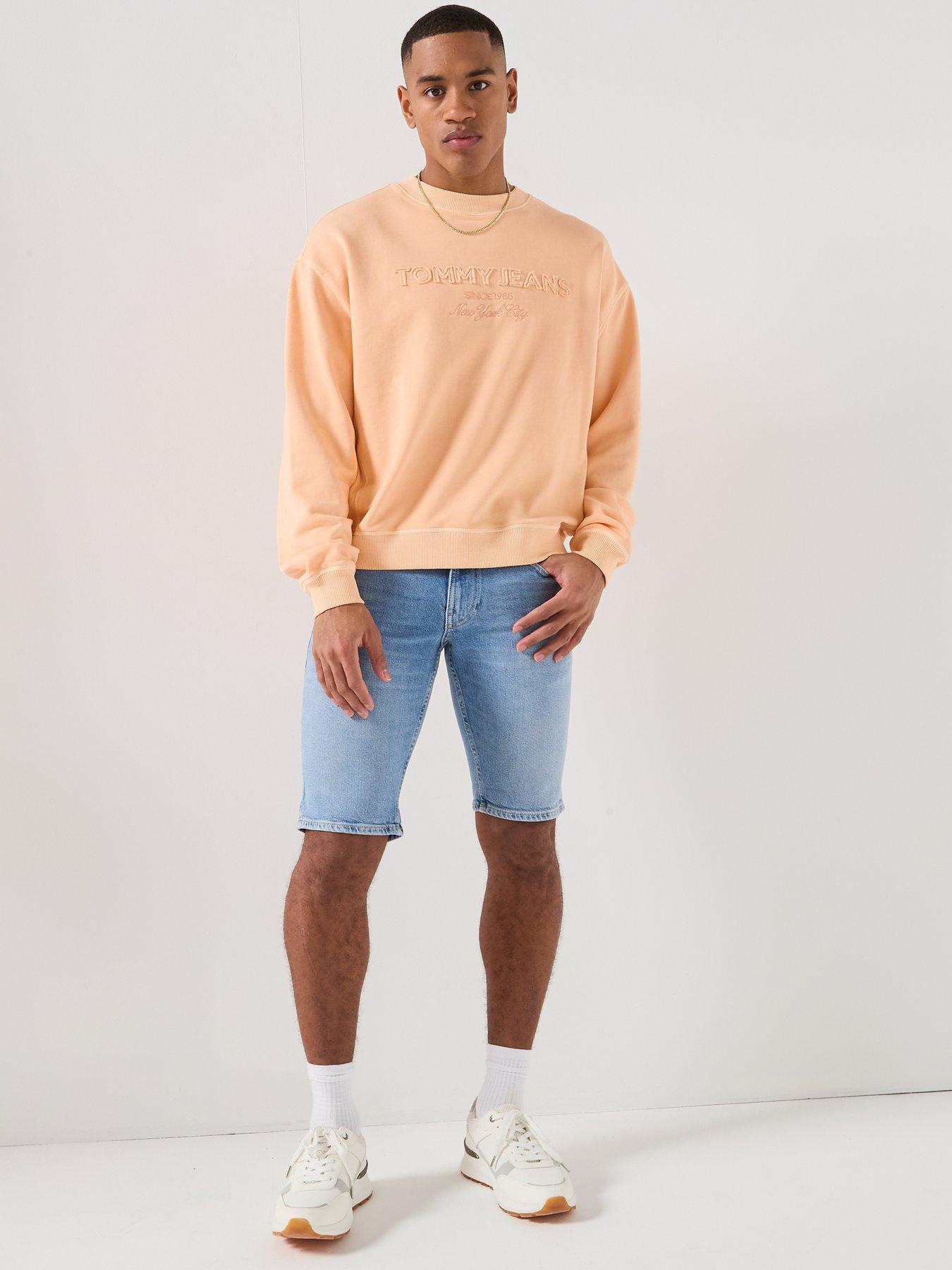 Image 3 of 5 of Tommy Jeans Ronnie Regular Fit Denim Shorts - Denim Medium
