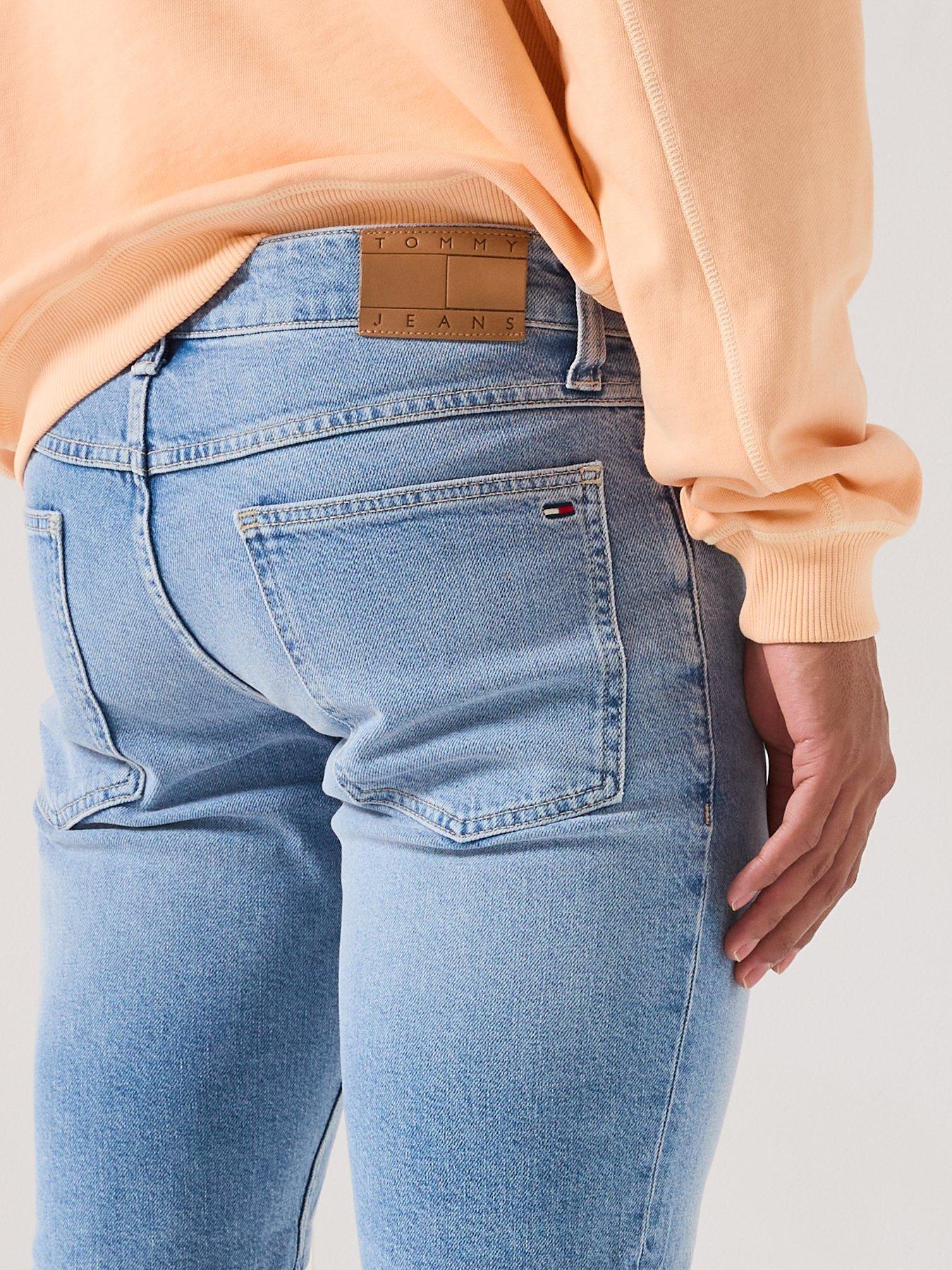 Image 4 of 5 of Tommy Jeans Ronnie Regular Fit Denim Shorts - Denim Medium