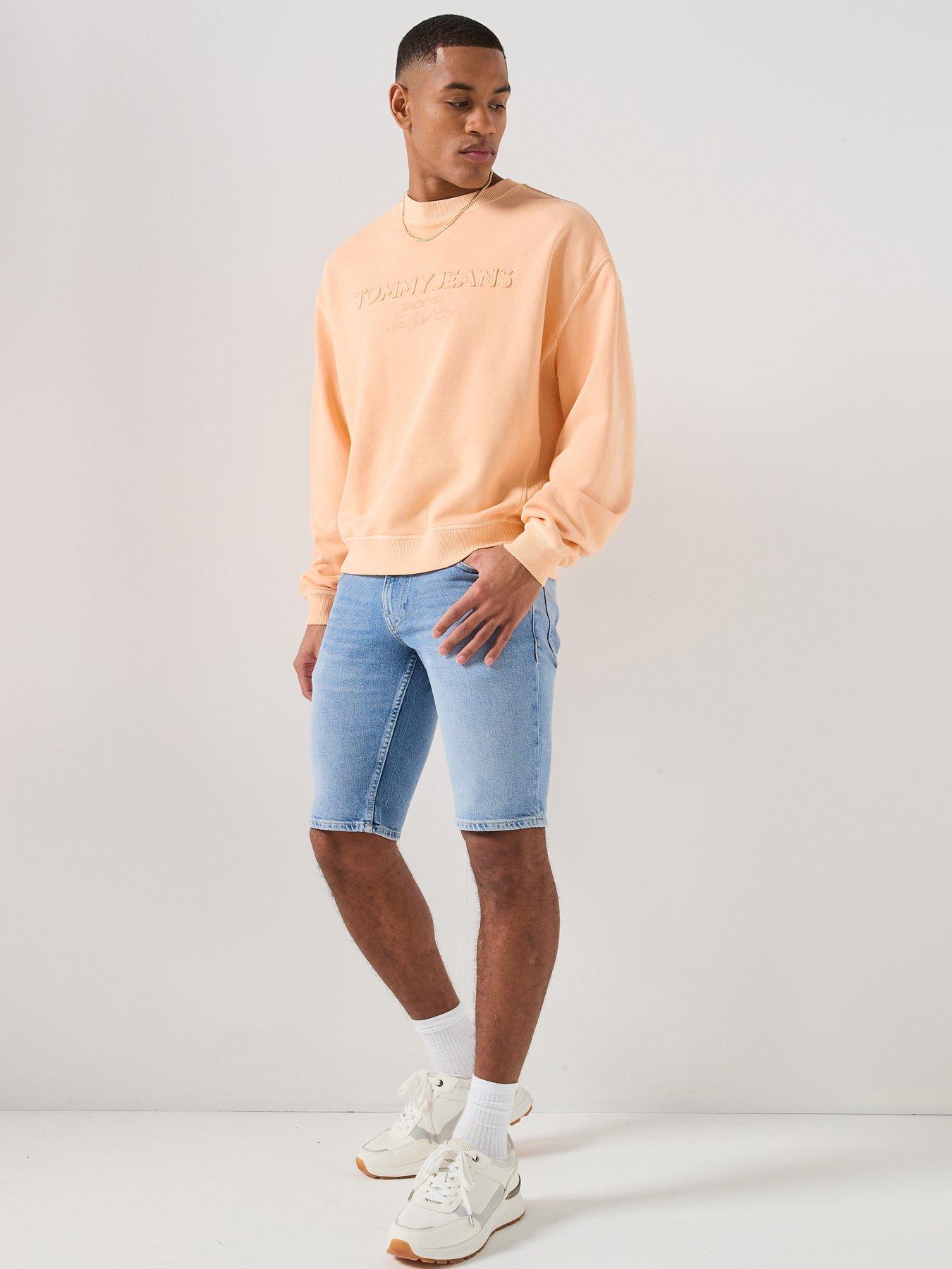 Image 5 of 5 of Tommy Jeans Ronnie Regular Fit Denim Shorts - Denim Medium