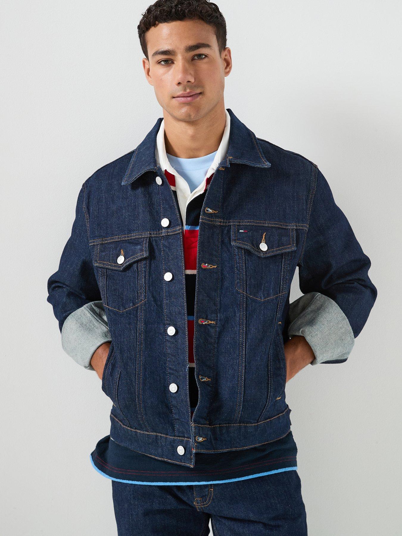 Tommy Jeans Ryan Regular Denim Trucker Jacket - Dark Blue