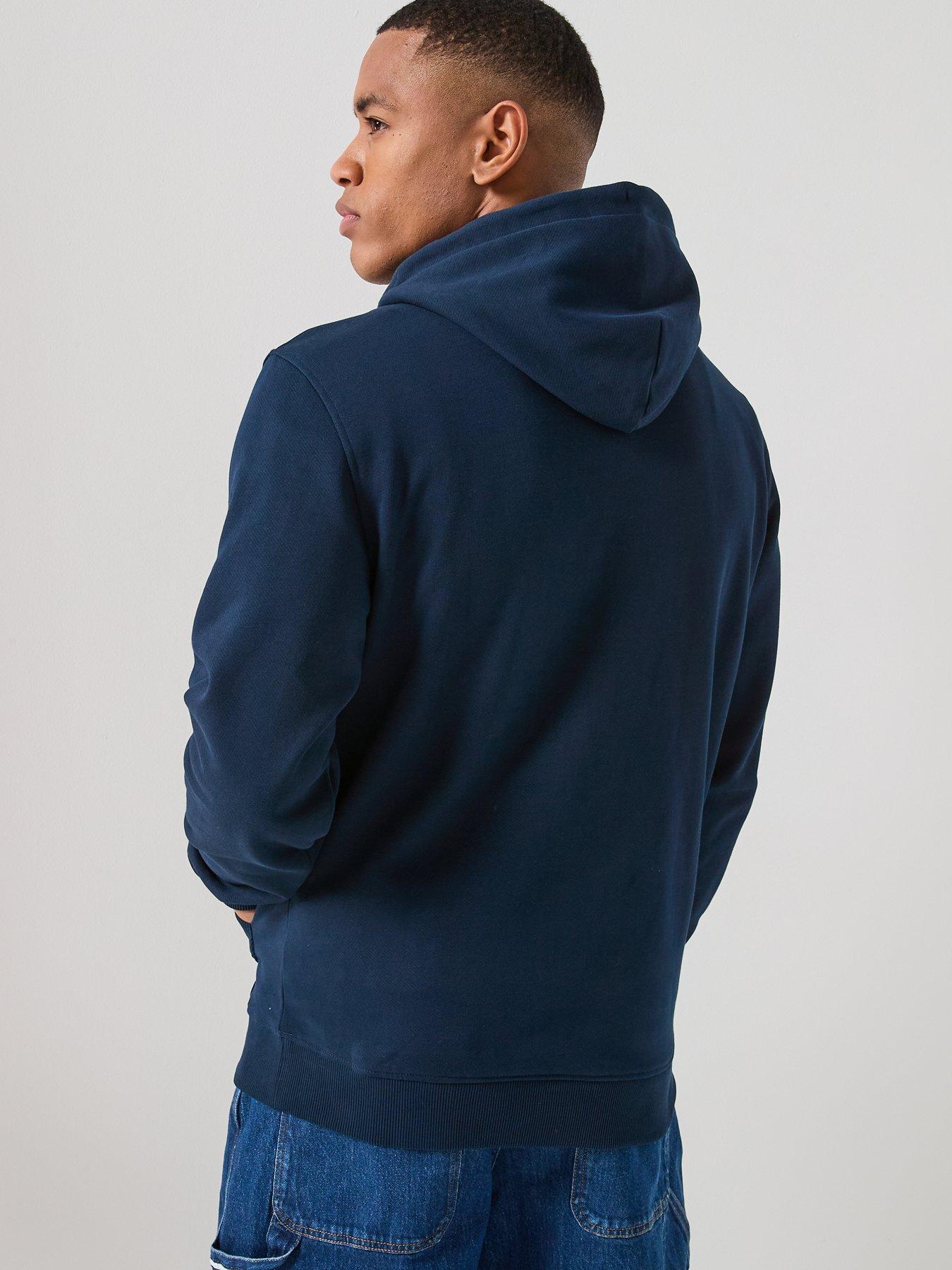 Image 2 of 4 of Tommy Jeans Regular Fit Badge Hoodie Pullover Hoodie - Dark Night Navy