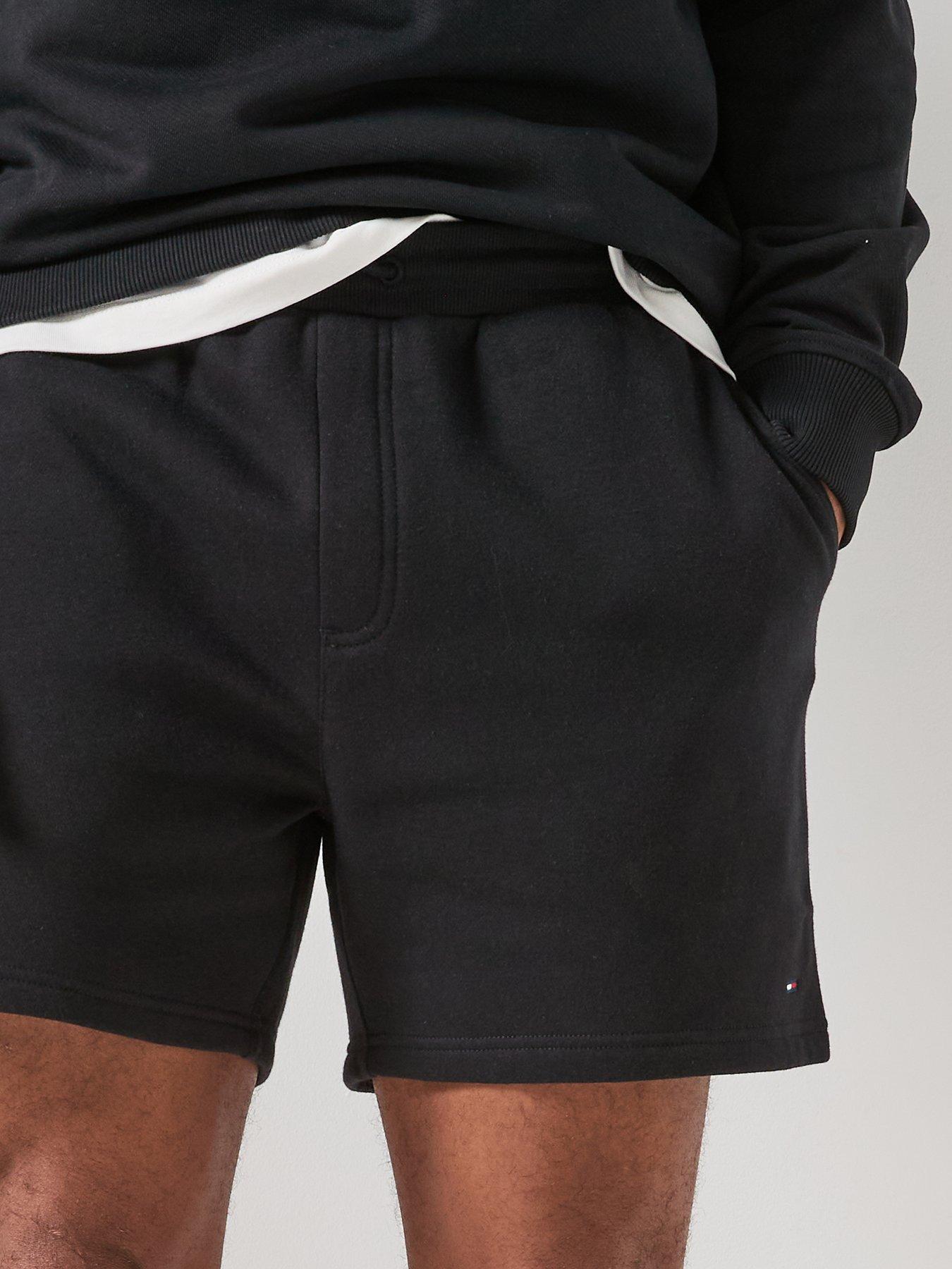 Image 5 of 6 of Tommy Jeans S Flag Beach Sweatshorts - Black