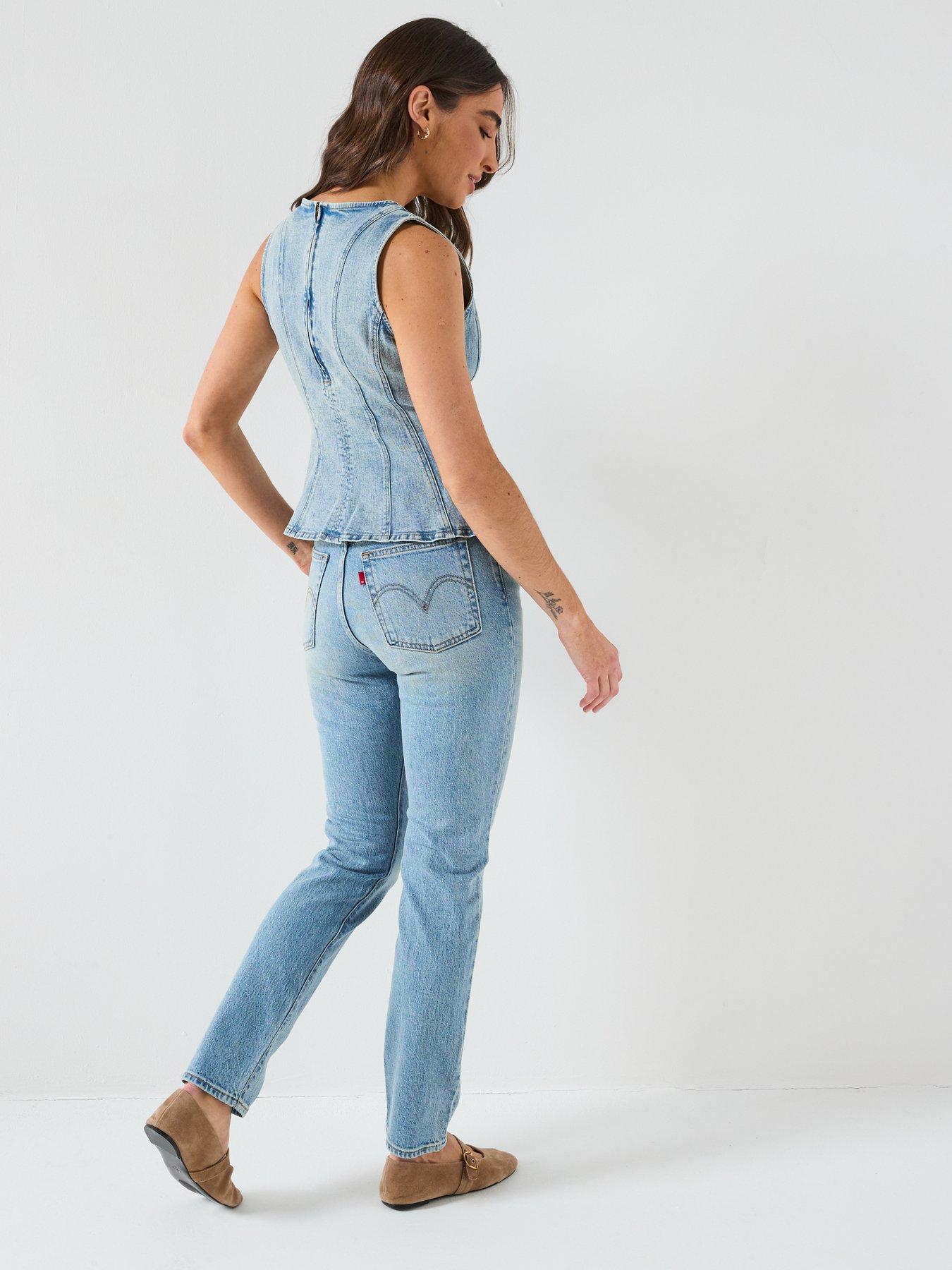 Image 6 of 6 of Levi's Wedgie Slim - Blue