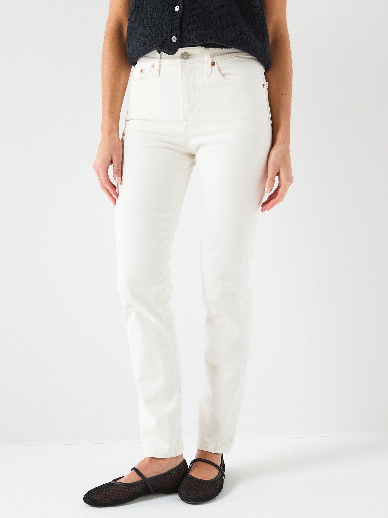 Levi's Wedgie Slim - White