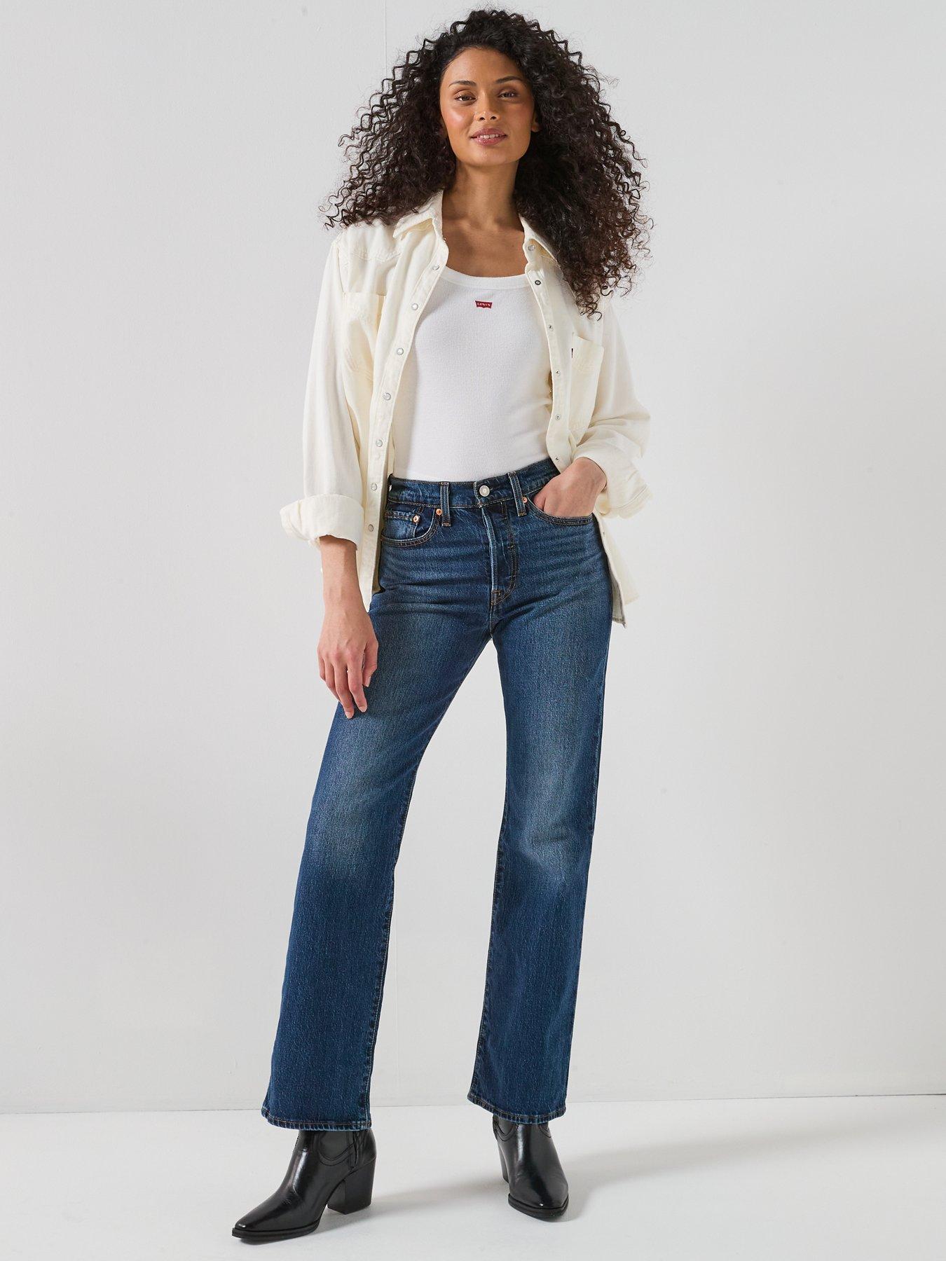 Image 3 of 6 of Levi's Wedgie Bootcut Jeans - Bold &amp; Beautiful Blue