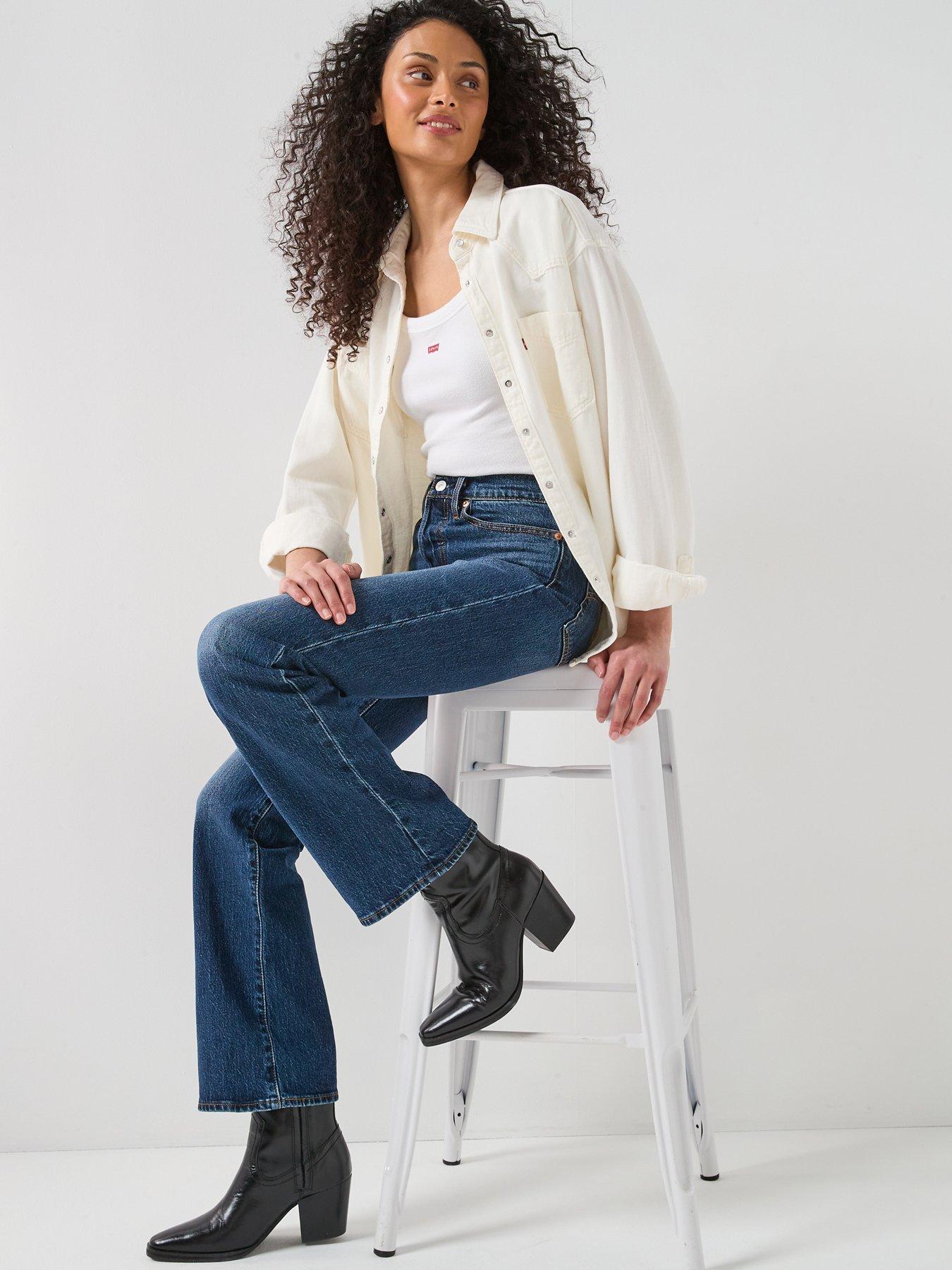 Image 4 of 6 of Levi's Wedgie Bootcut Jeans - Bold &amp; Beautiful Blue