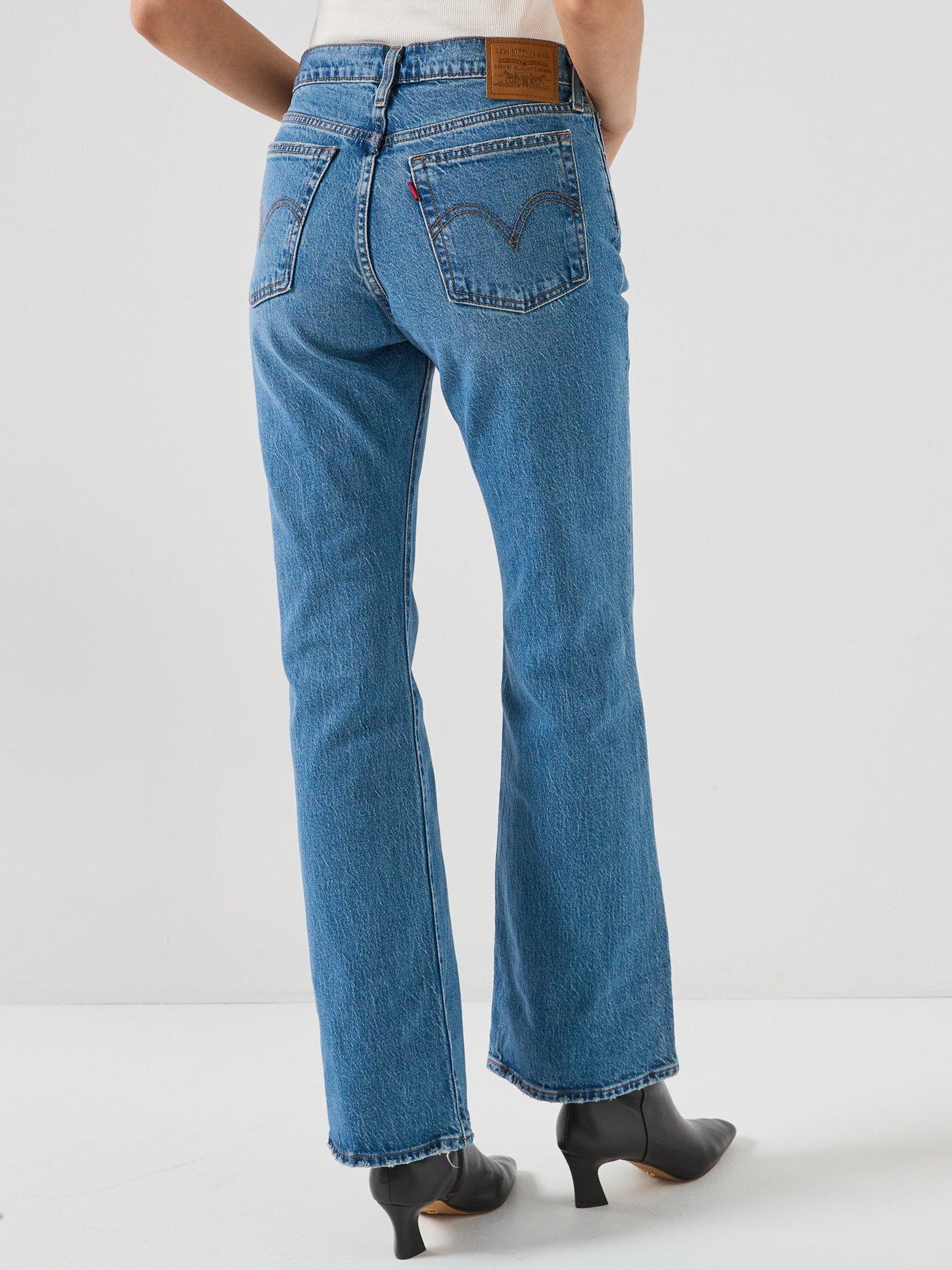Image 2 of 6 of Levi's Wedgie Bootcut Jeans - Blue