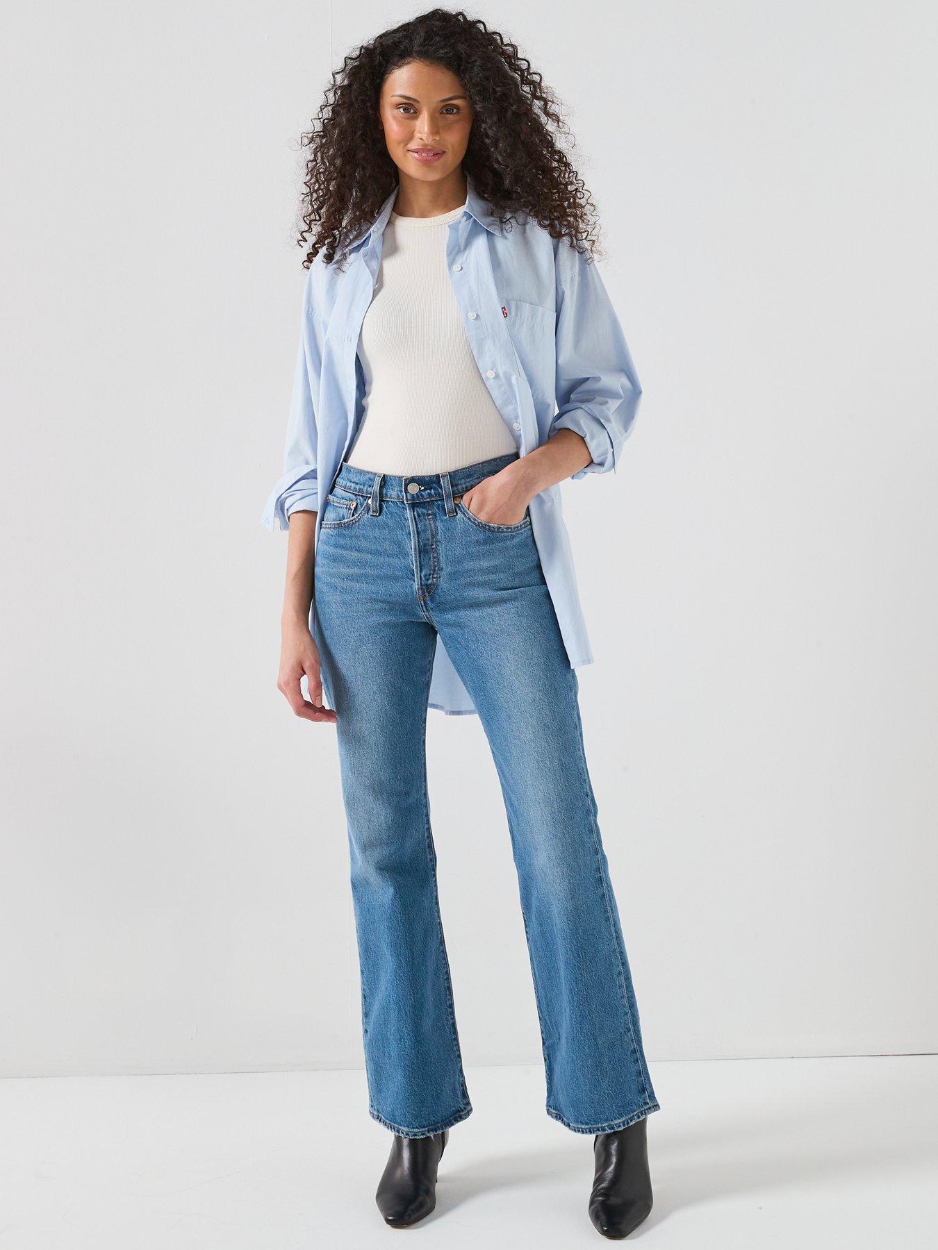 Image 3 of 6 of Levi's Wedgie Bootcut Jeans - Blue
