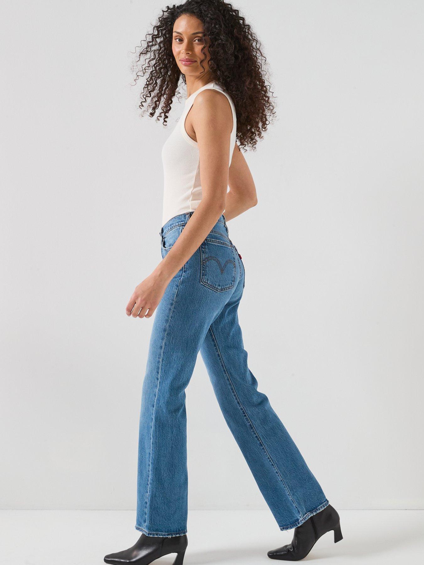 Image 5 of 6 of Levi's Wedgie Bootcut Jeans - Blue