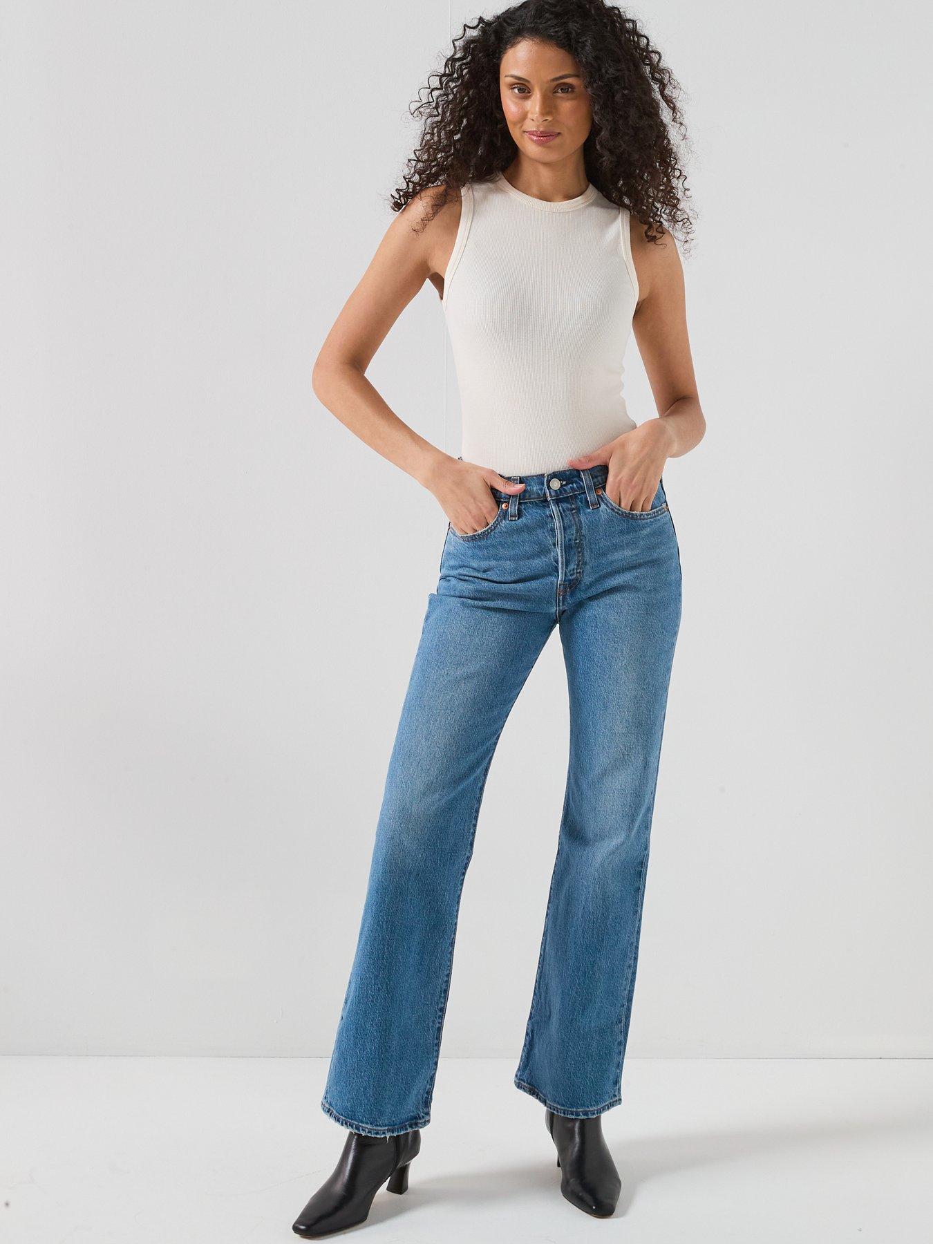 Image 6 of 6 of Levi's Wedgie Bootcut Jeans - Blue