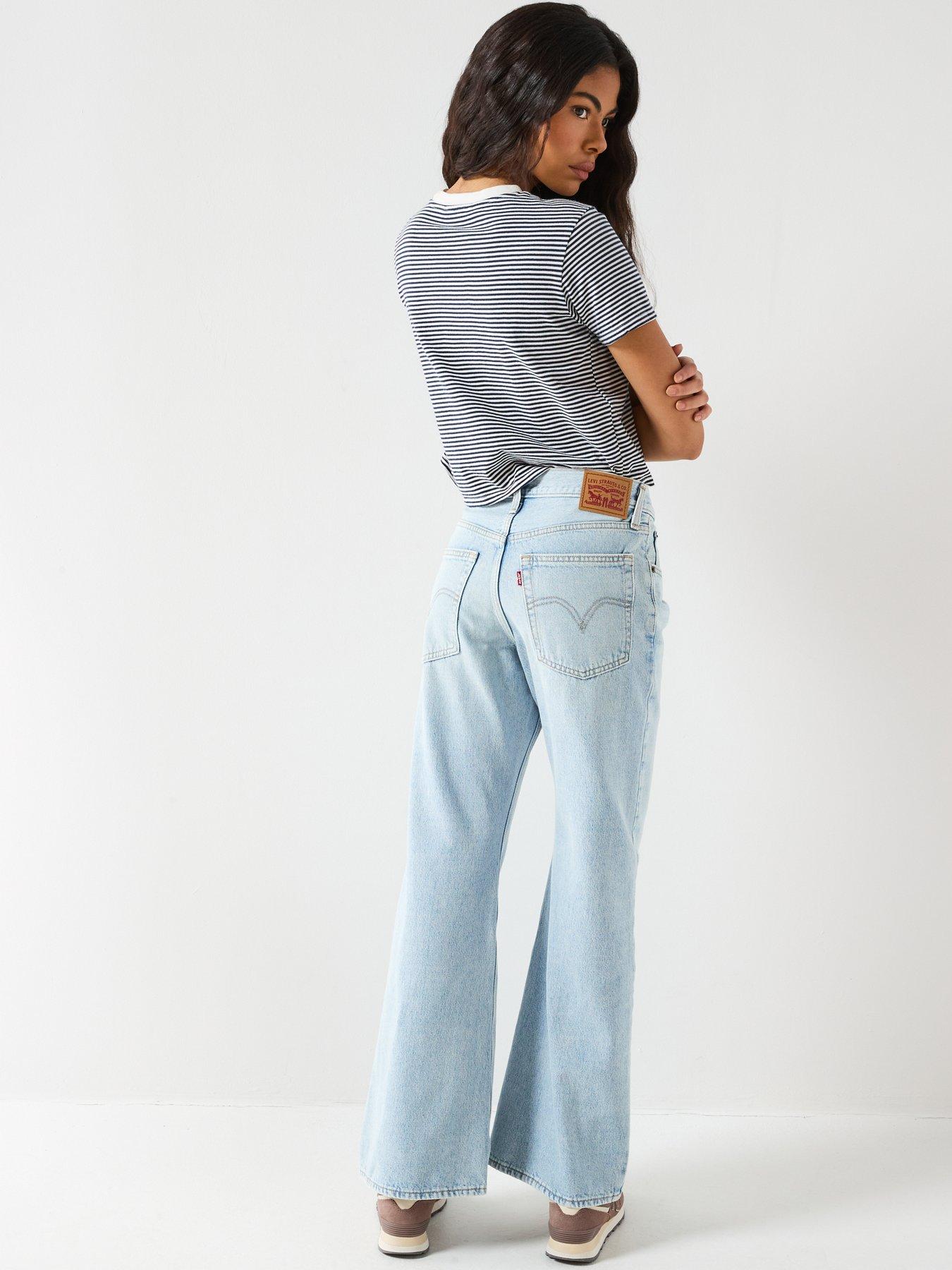 Image 2 of 6 of Levi's Middy Loose Boot Jeans - Blue