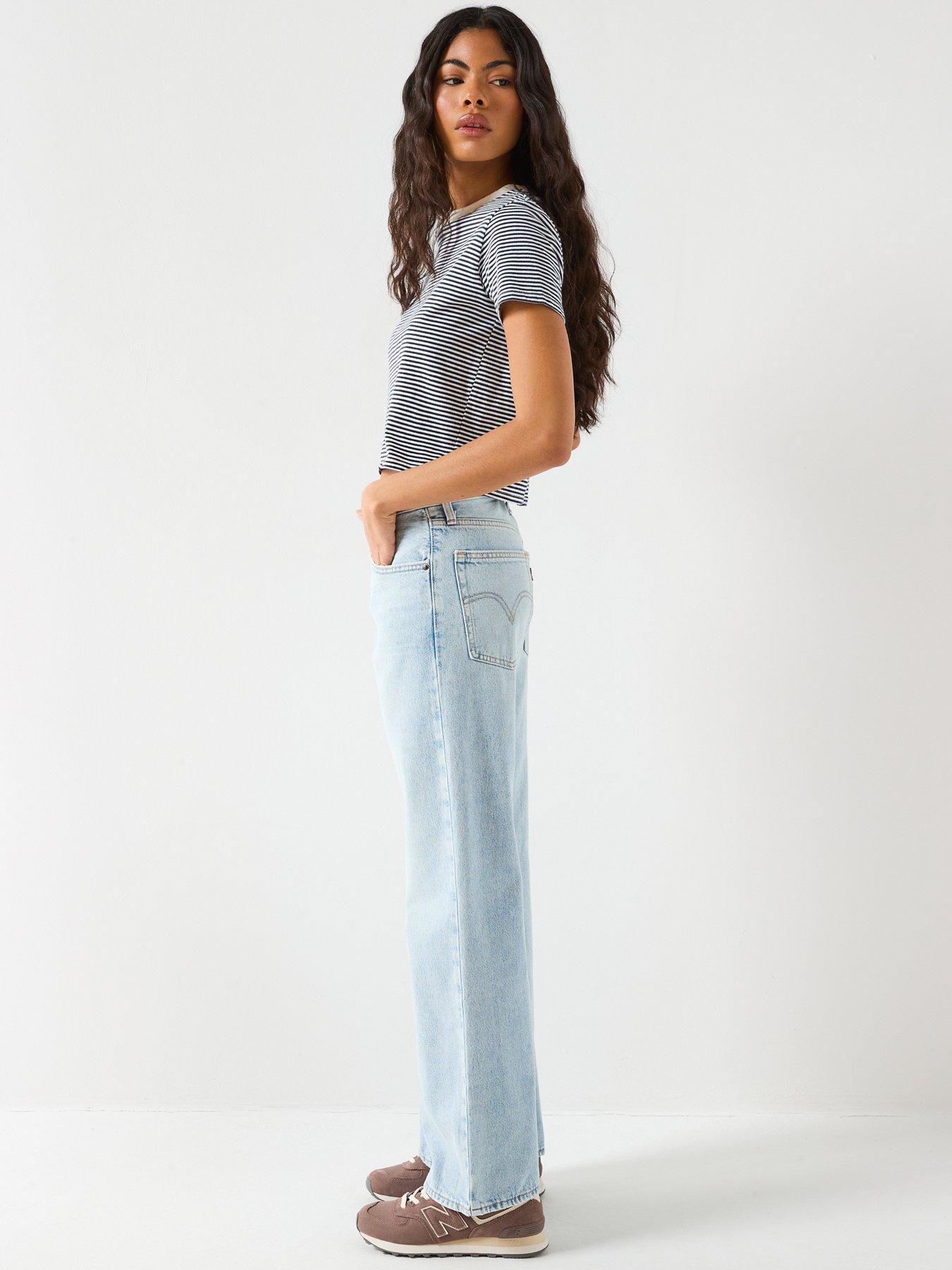 Image 5 of 6 of Levi's Middy Loose Boot Jeans - Blue