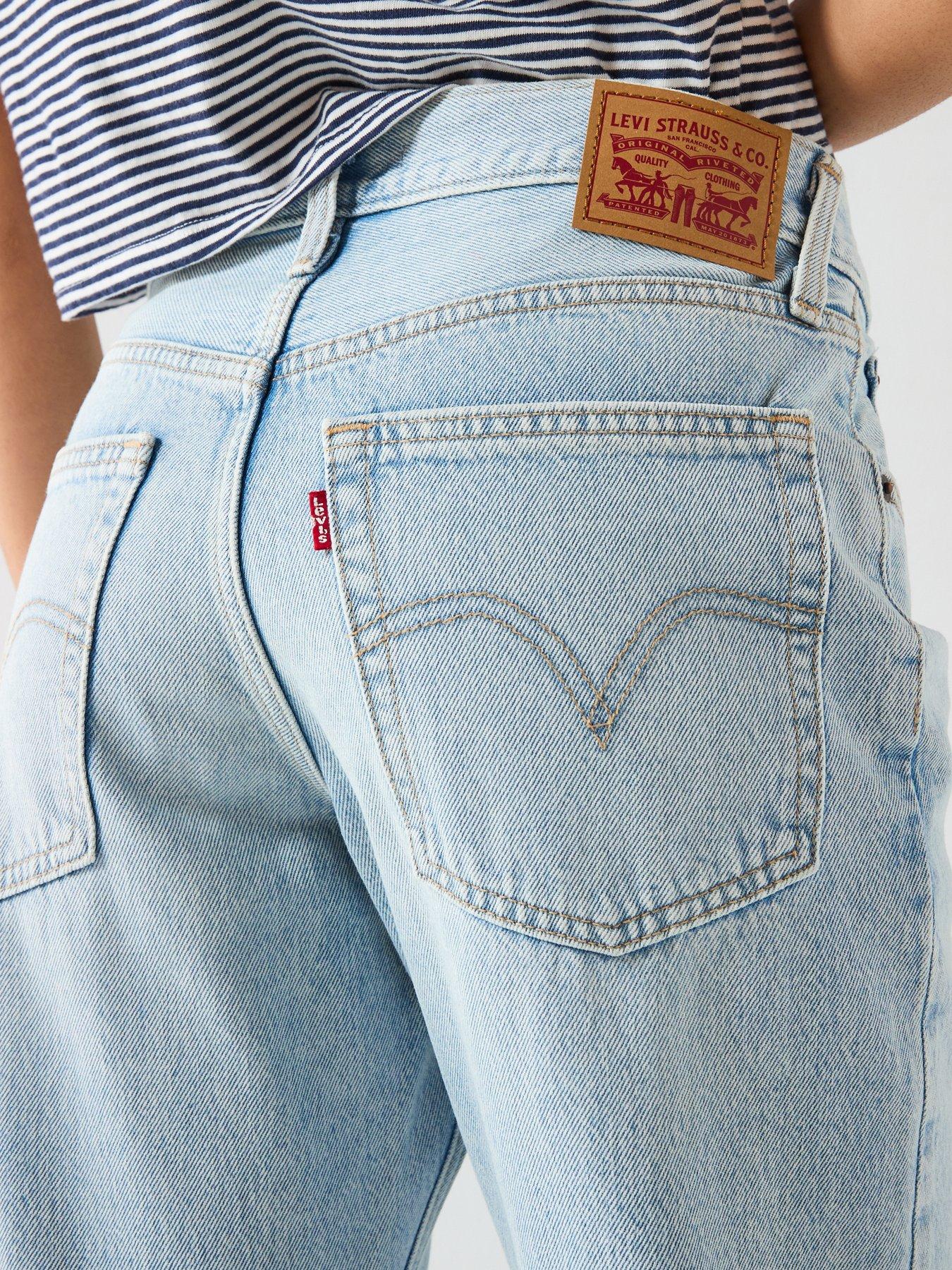 Image 6 of 6 of Levi's Middy Loose Boot Jeans - Blue