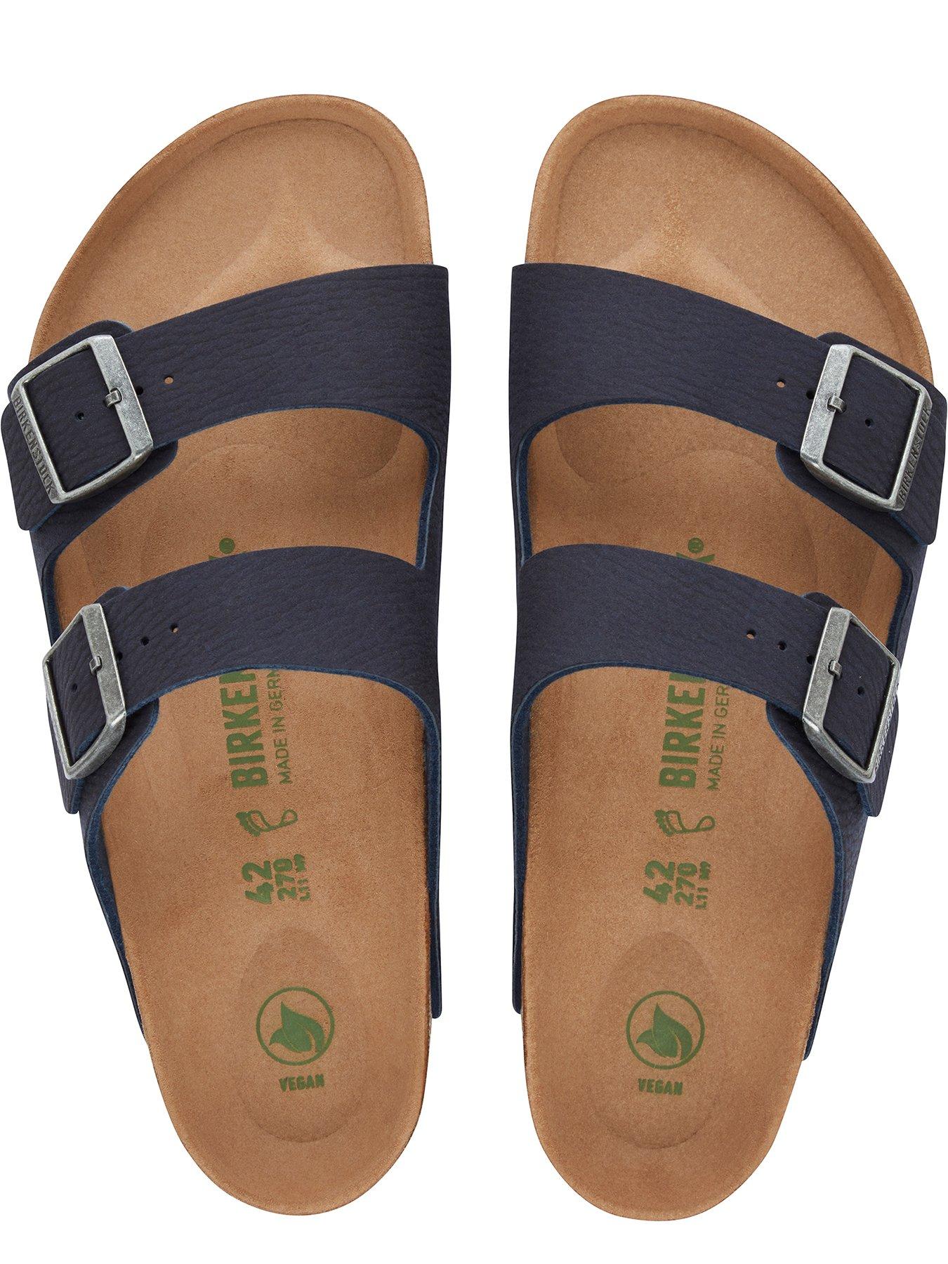 Image 3 of 3 of Birkenstock Men's Arizona Suede Sandals - Blue