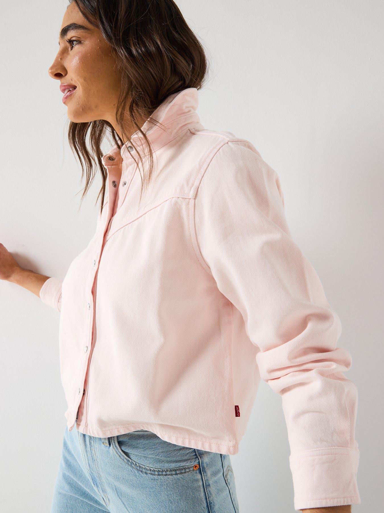 Image 4 of 6 of Levi's Logan Tencel Shacket - Dusty Crystal Pink