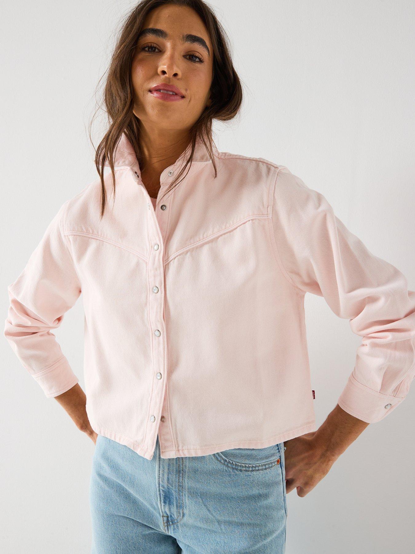 Image 5 of 6 of Levi's Logan Tencel Shacket - Dusty Crystal Pink
