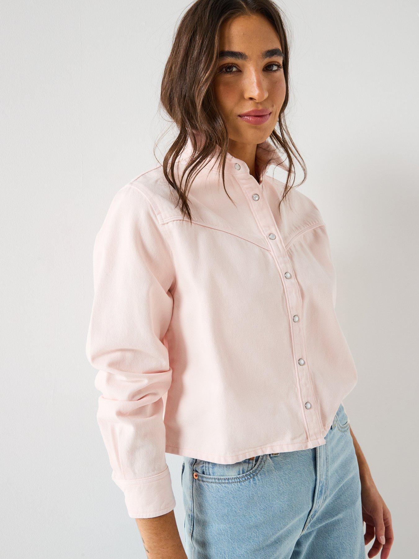 Image 6 of 6 of Levi's Logan Tencel Shacket - Dusty Crystal Pink