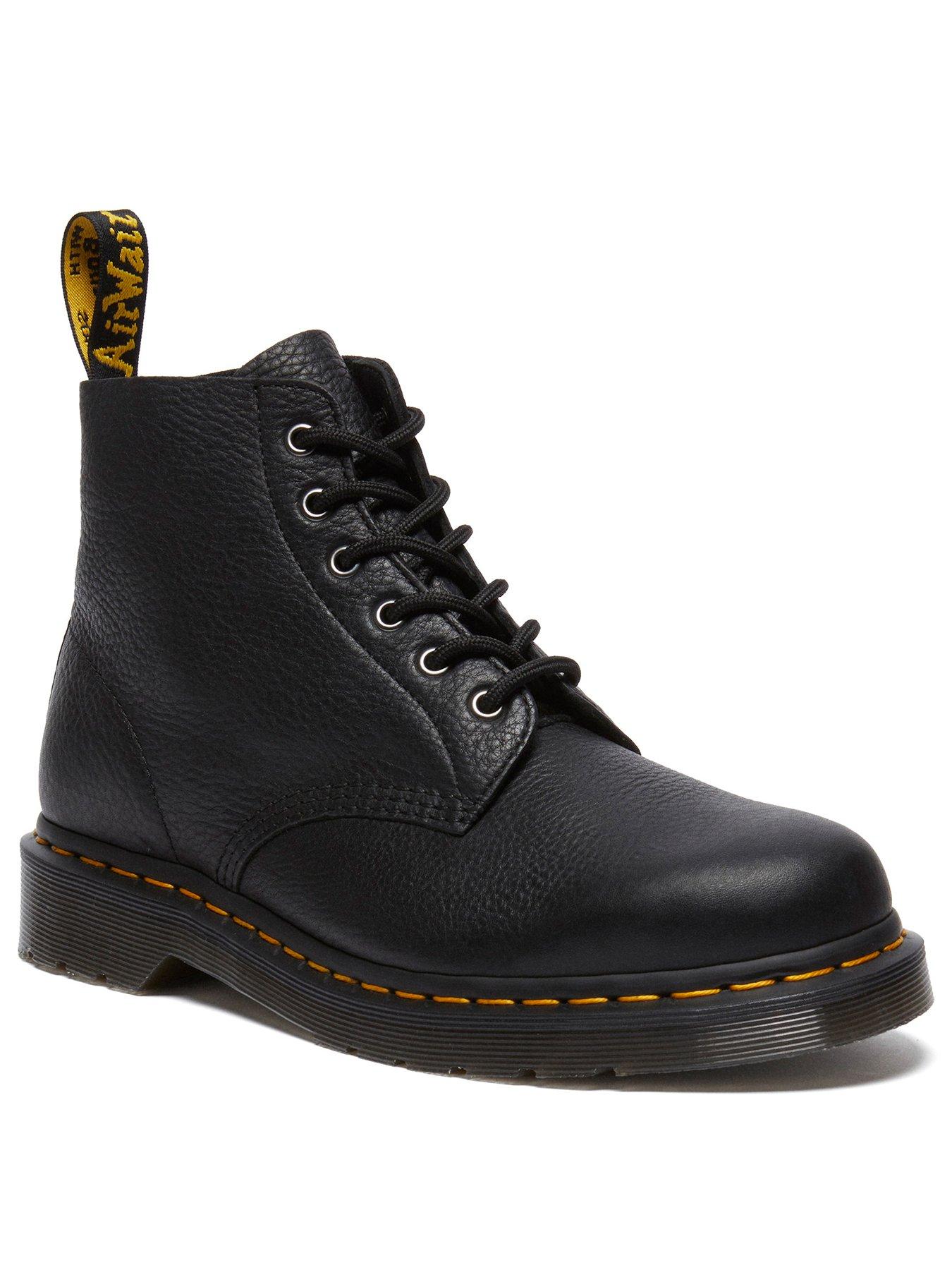 Image 2 of 7 of Dr Martens Dr 101 6 Eye Lace Up Boots - Black