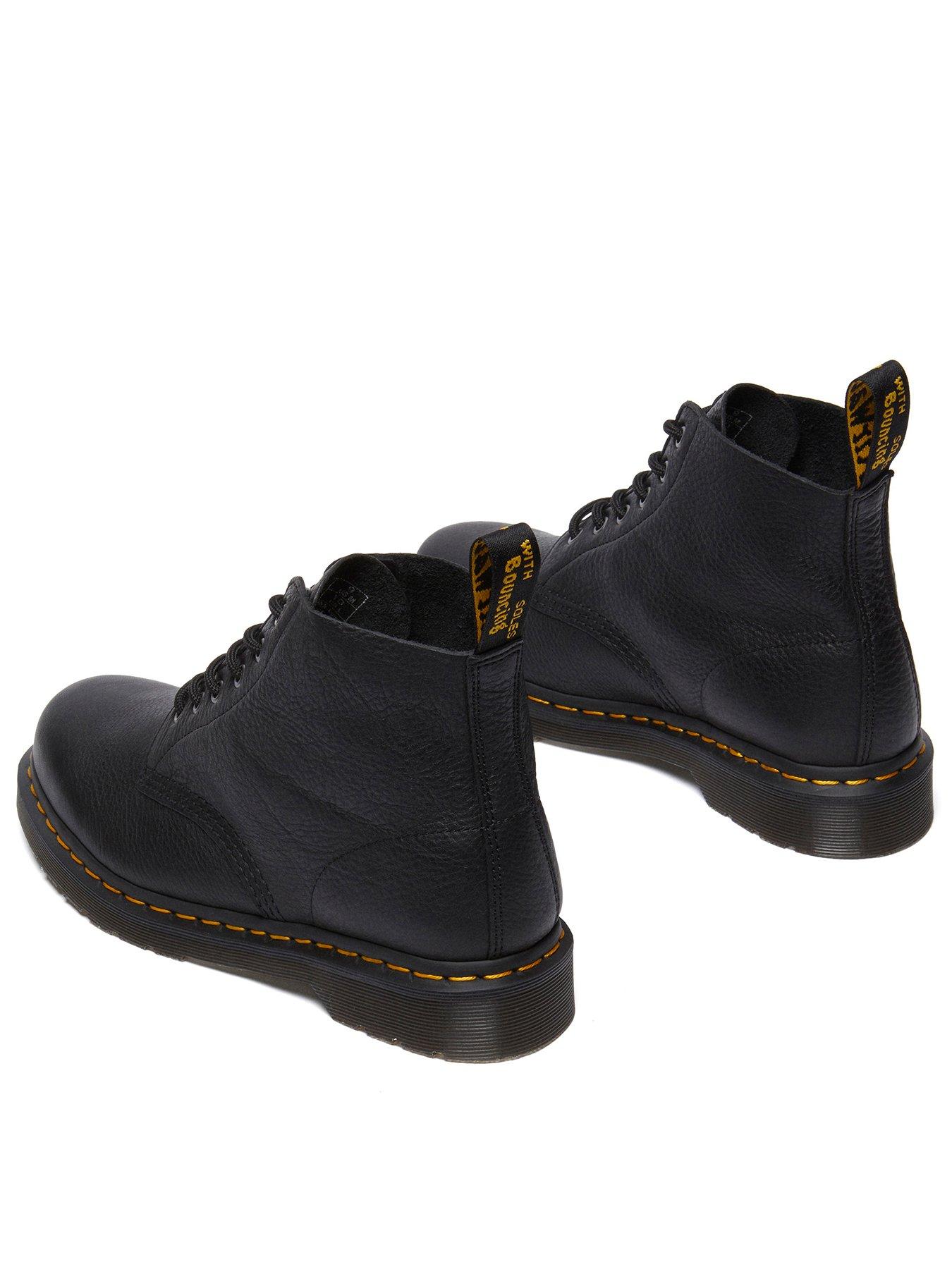 Image 3 of 7 of Dr Martens Dr 101 6 Eye Lace Up Boots - Black