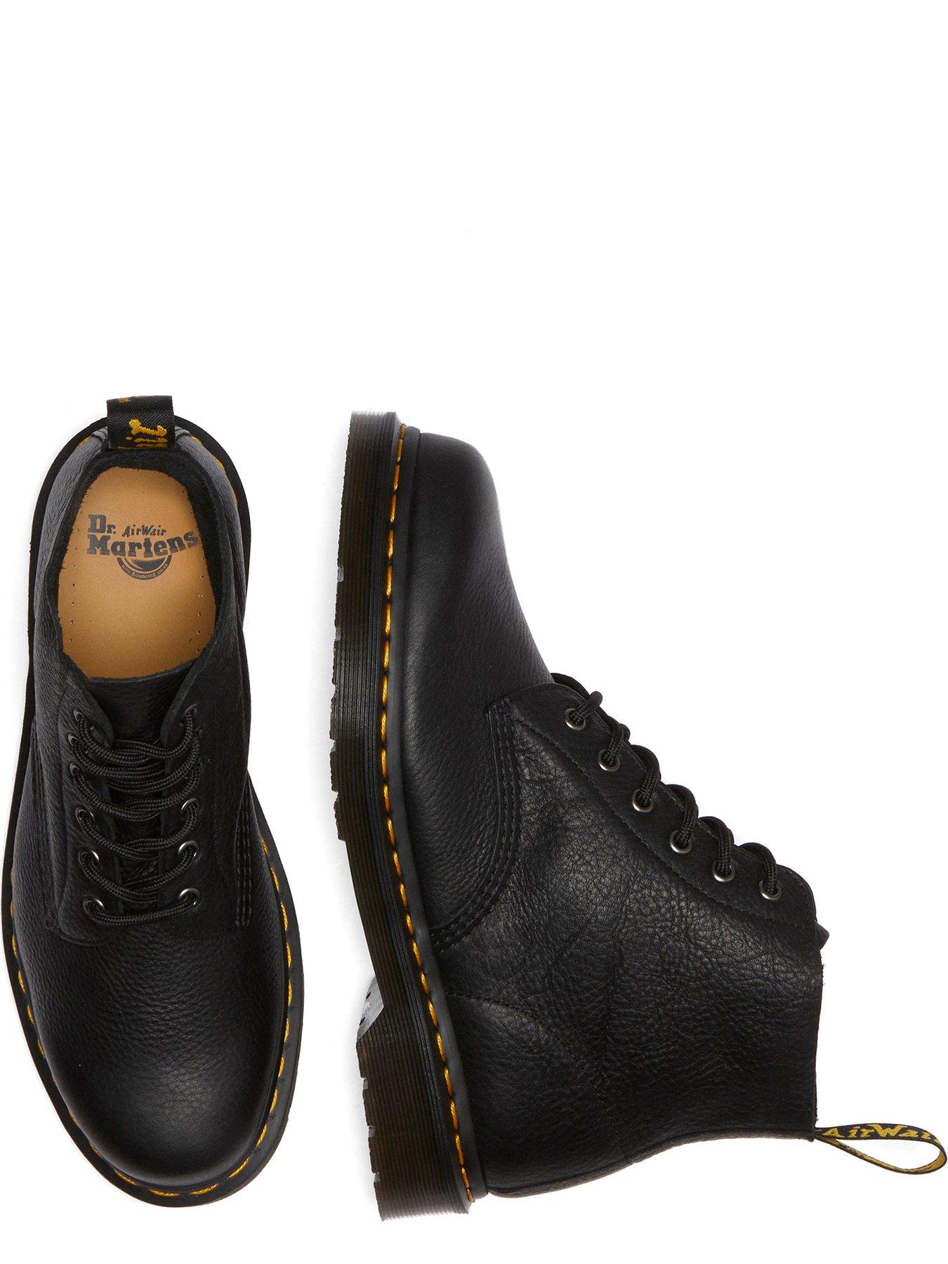 Image 4 of 7 of Dr Martens Dr 101 6 Eye Lace Up Boots - Black