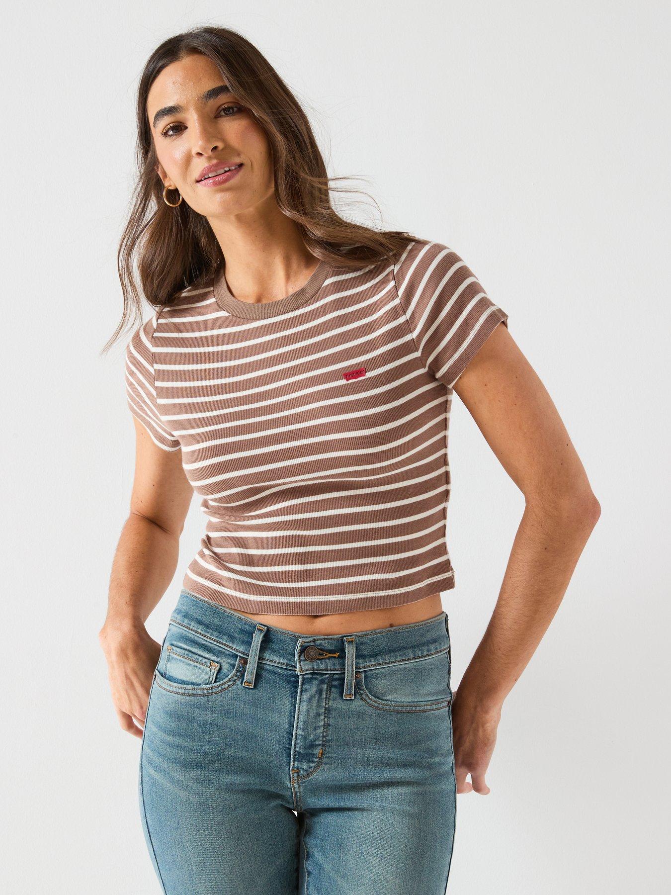 levis-essential-sporty-t-shirt-brownfront