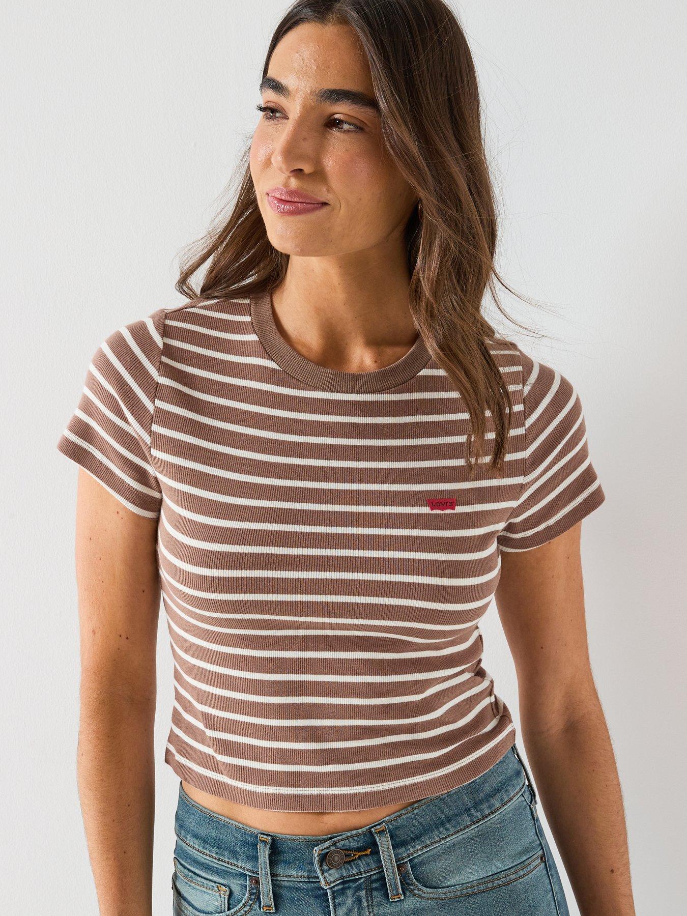 Image 4 of 6 of Levi's Essential Sporty T-Shirt - Brown