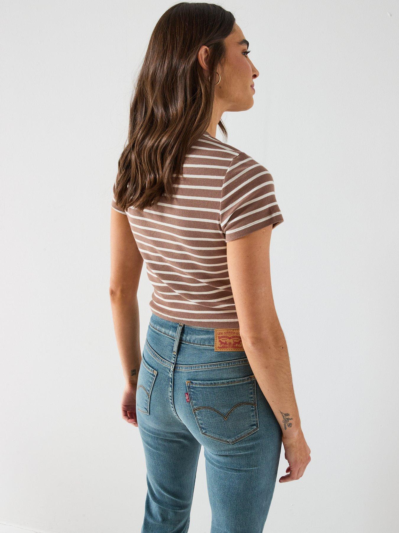 Image 6 of 6 of Levi's Essential Sporty T-Shirt - Brown