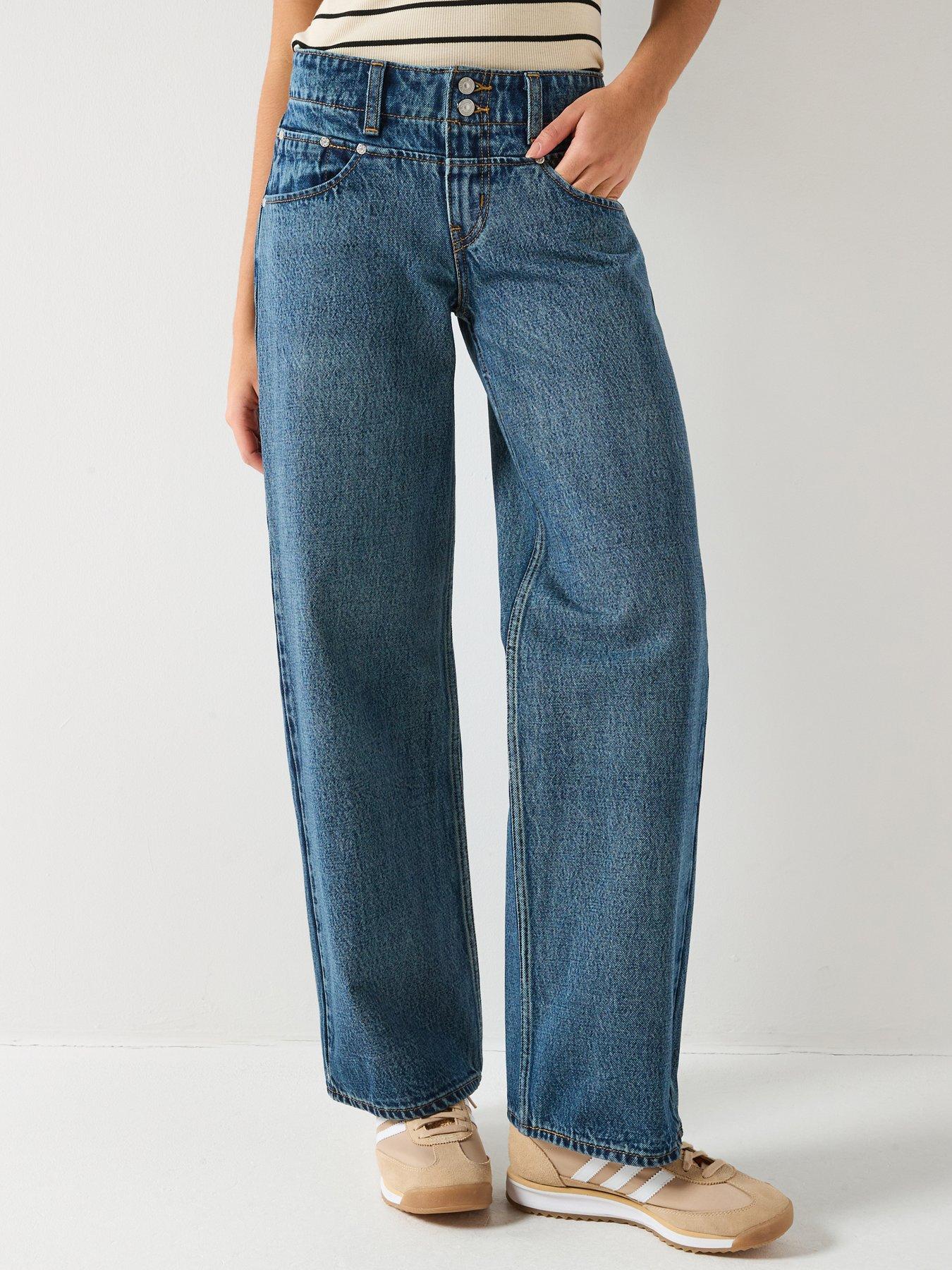 Image 1 of 6 of Levi's Superlow Loose Yoke - Blue