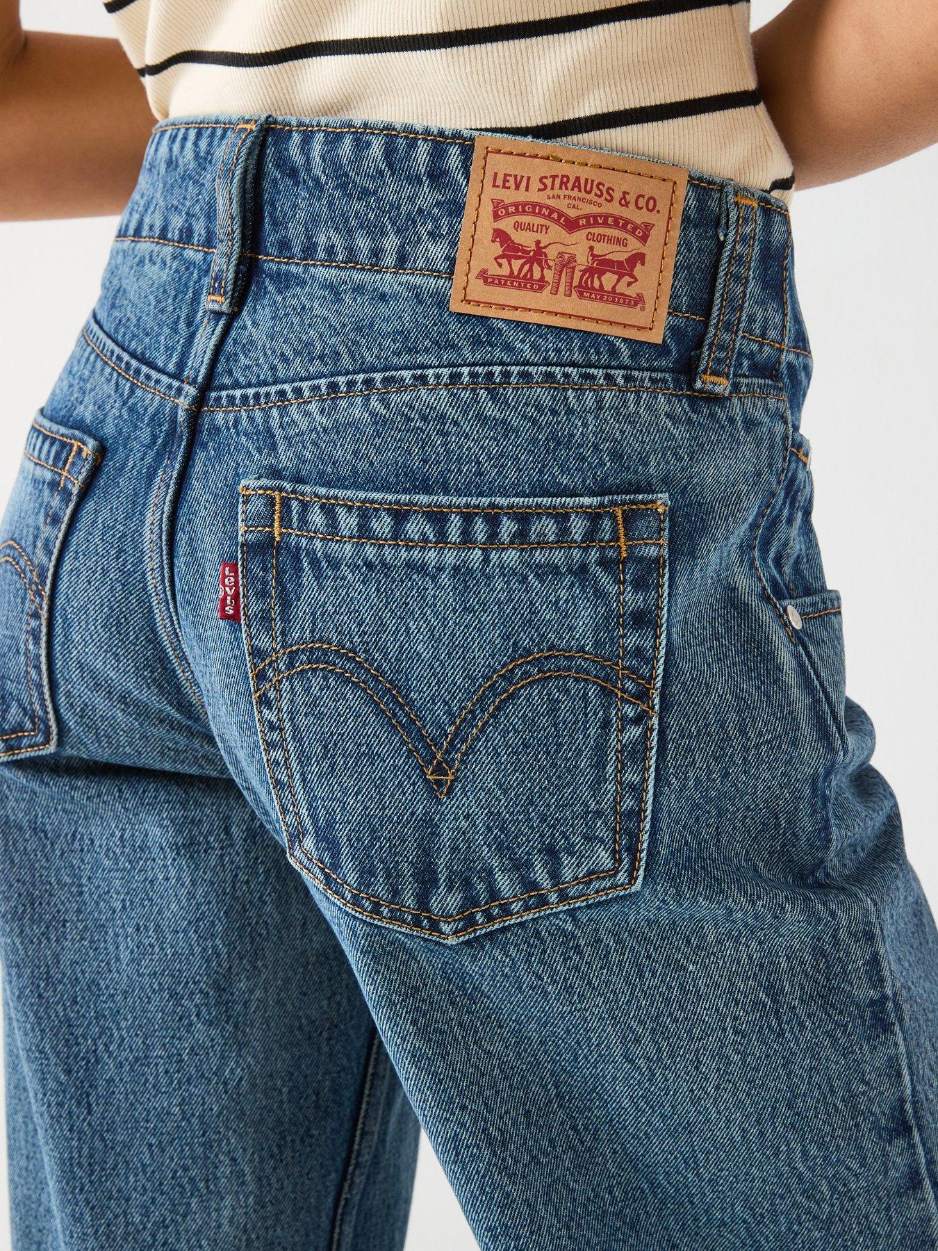Image 4 of 6 of Levi's Superlow Loose Yoke - Blue