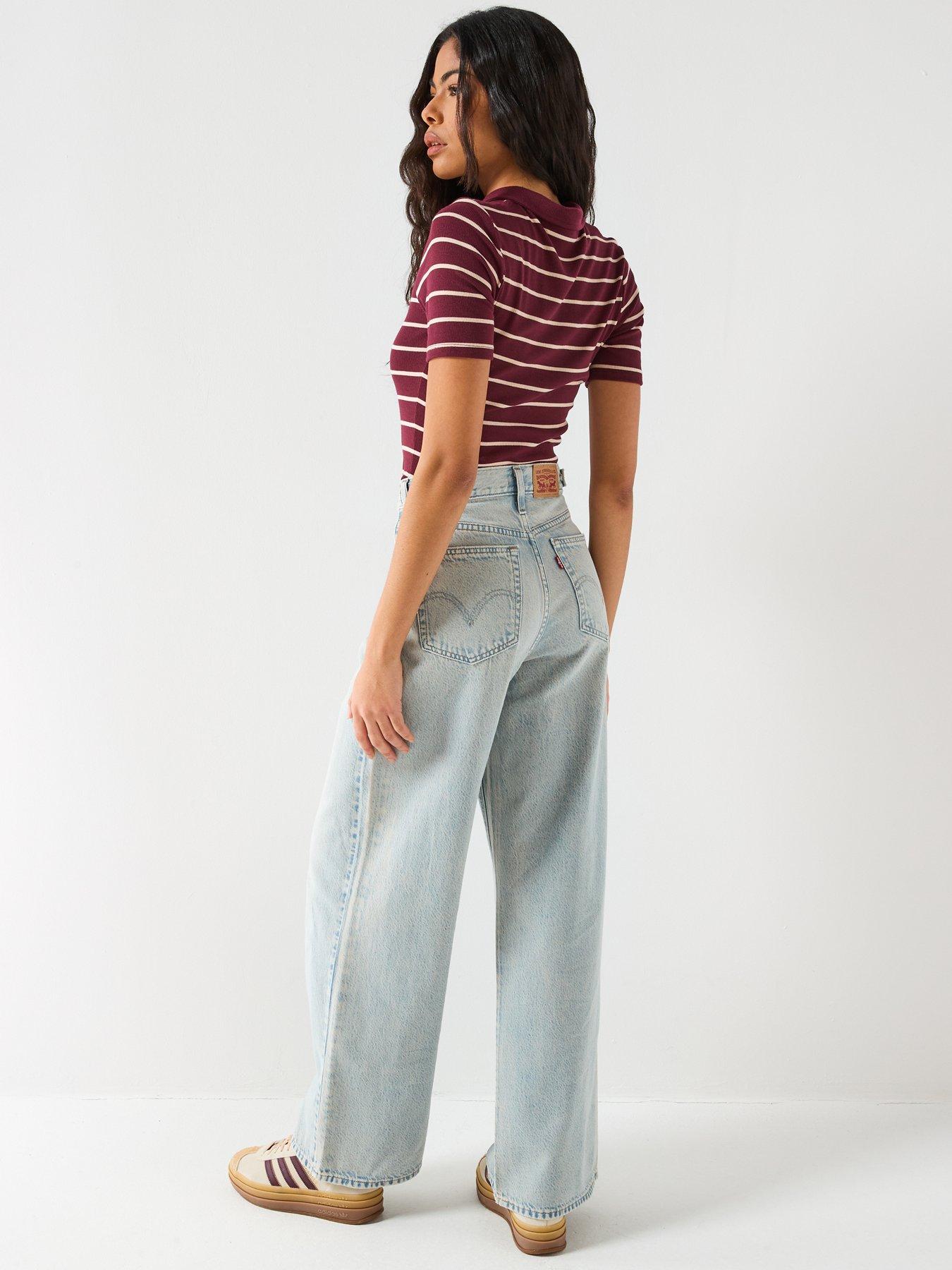Image 2 of 6 of Levi's Cinch Baggy Denim Jeans - Blue