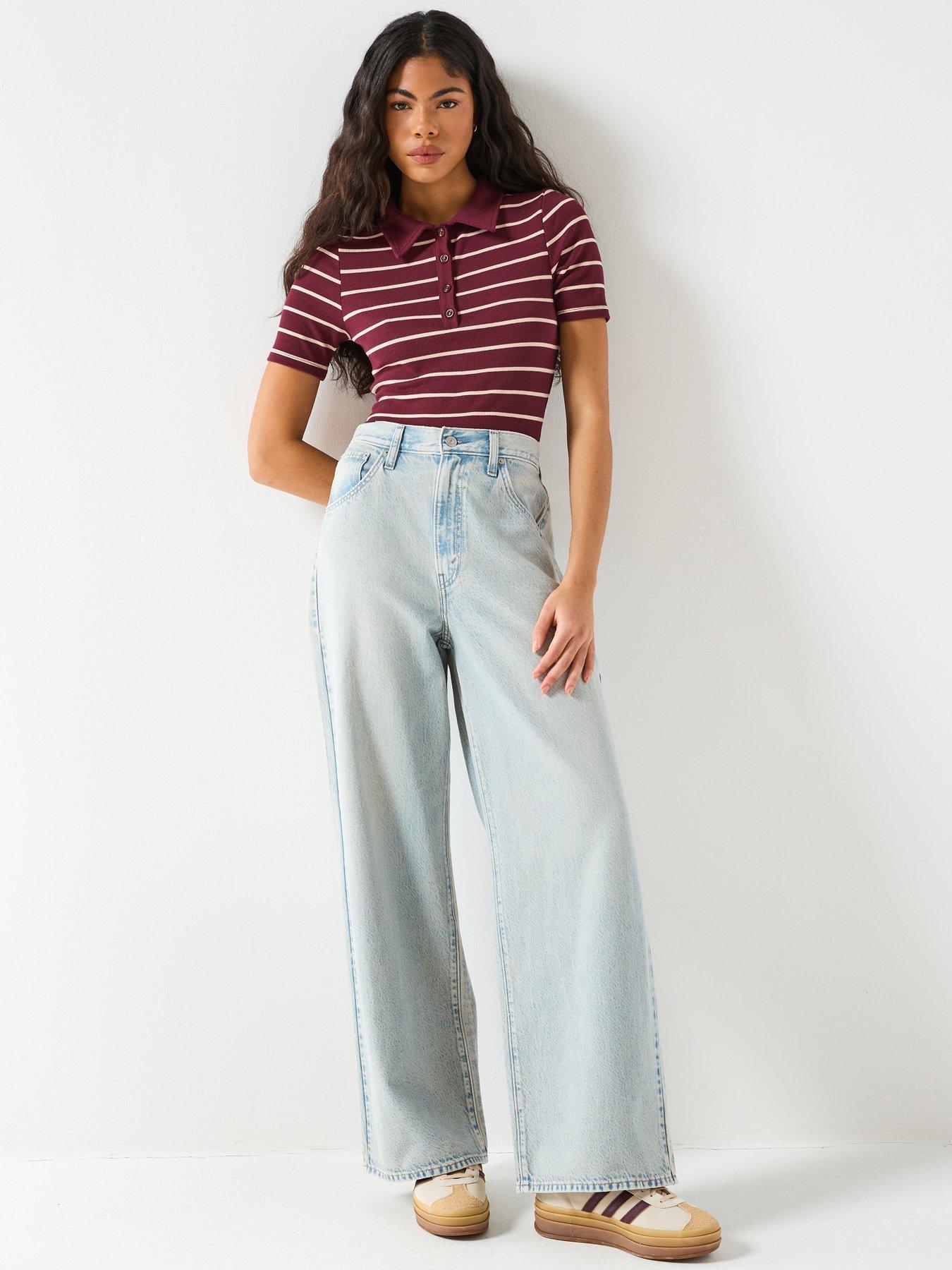 Image 3 of 6 of Levi's Cinch Baggy Denim Jeans - Blue