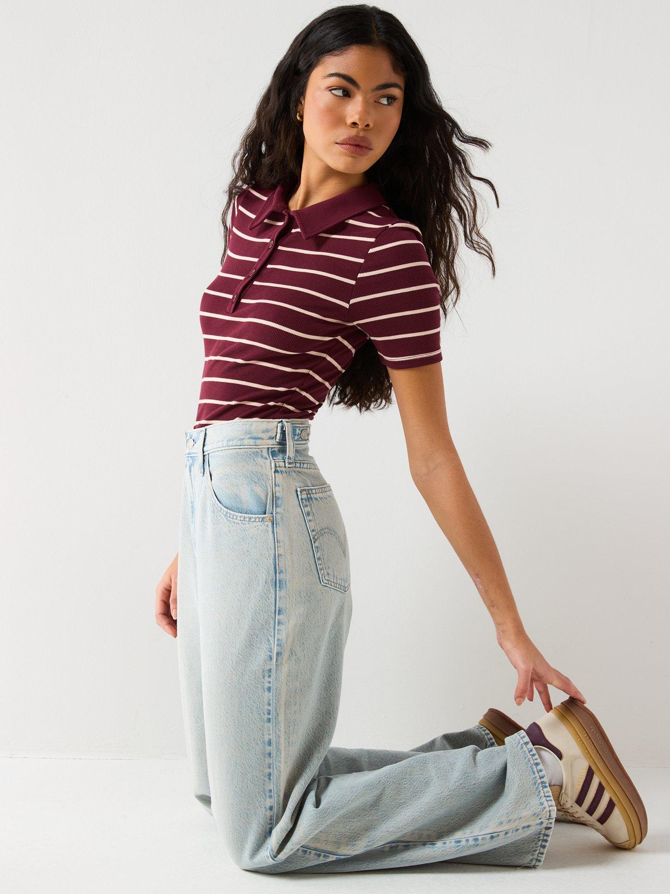 Image 5 of 6 of Levi's Cinch Baggy Denim Jeans - Blue