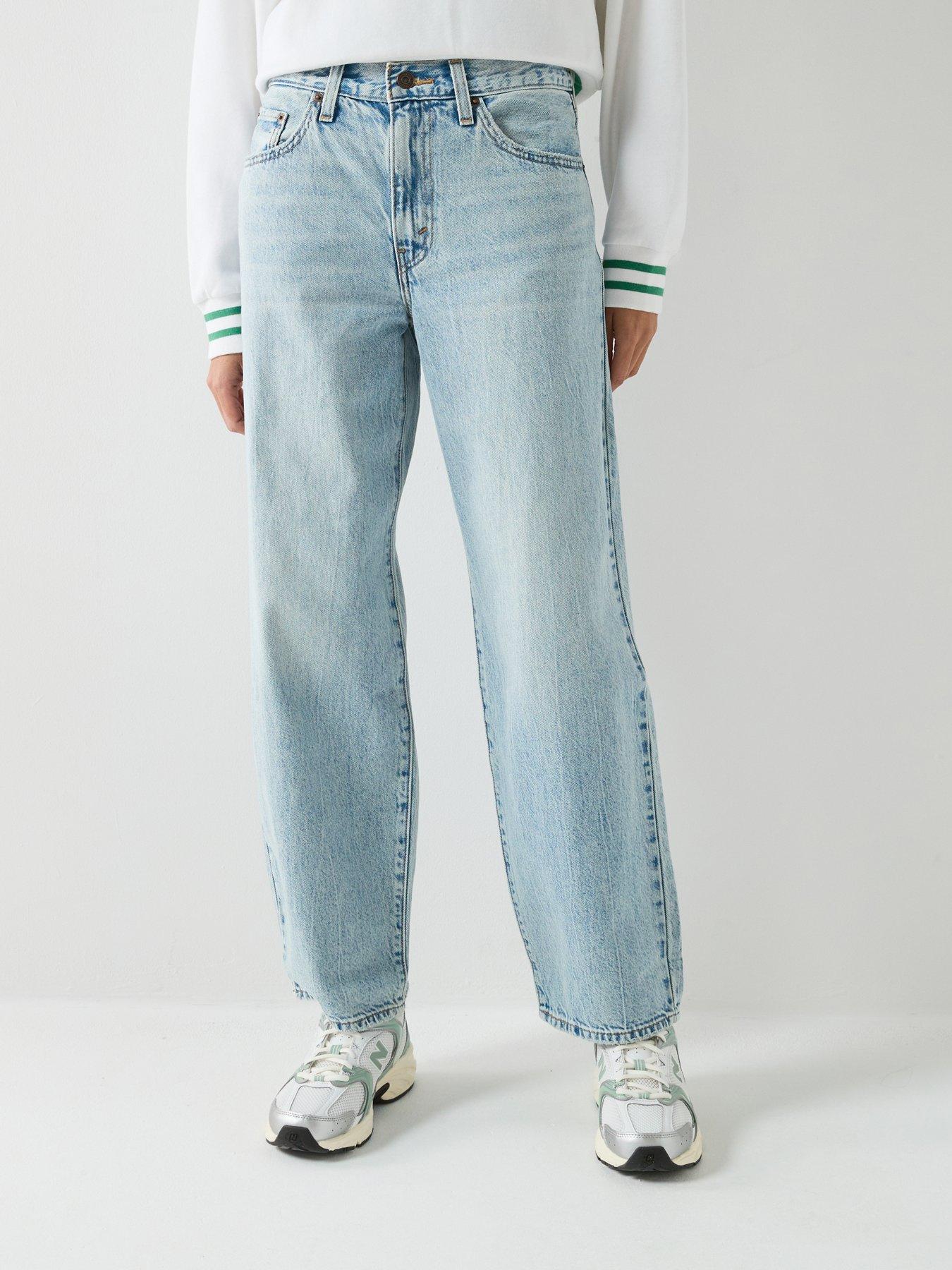 Image 1 of 5 of Levi's Baggy Dad Jeans - Blue