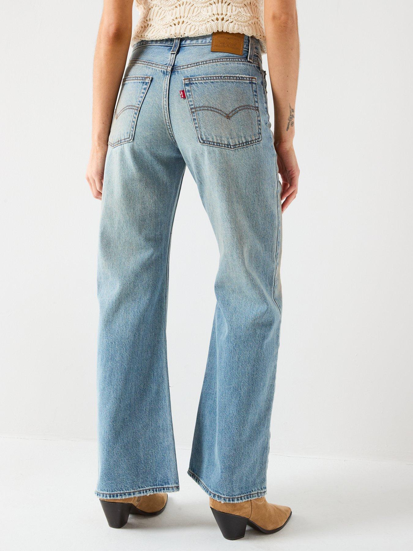levis-loose-bootcut-jeans-bluestillFront