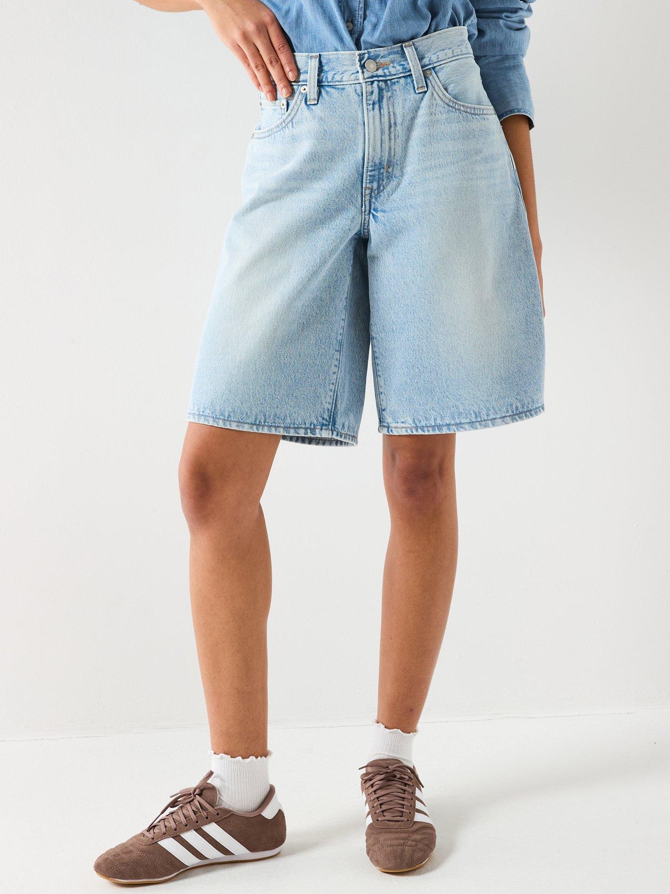 Image 1 of 6 of Levi's Middy Jort - Blue