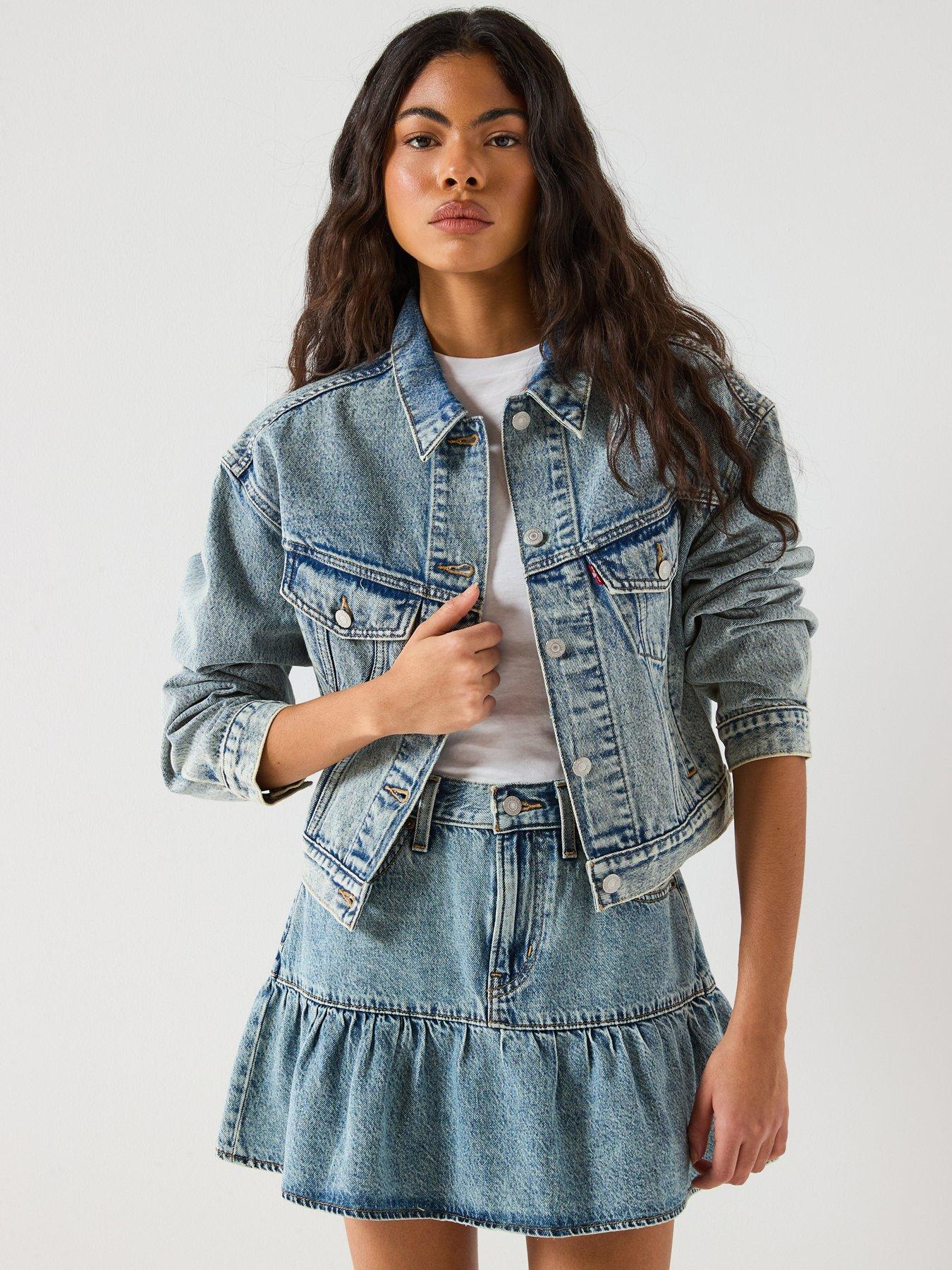 Image 1 of 6 of Levi's Shrunken 90s Trucker