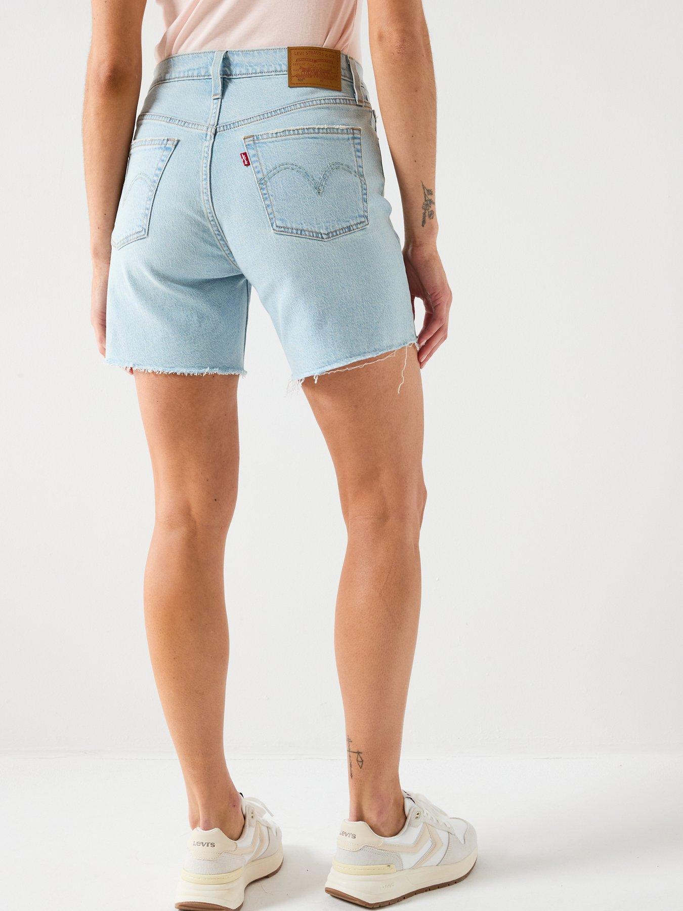 levis-501-mid-thigh-lightweight-shorts-bluestillFront