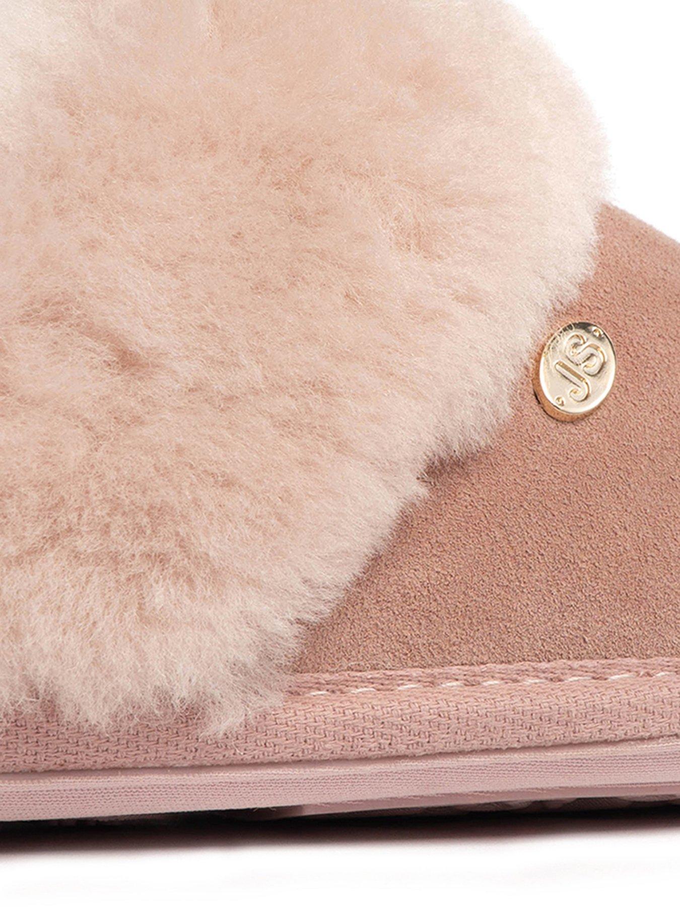 Image 6 of 6 of Just Sheepskin Just Sheepskin Ladies Duchess Sheepskin Slipper - Pink