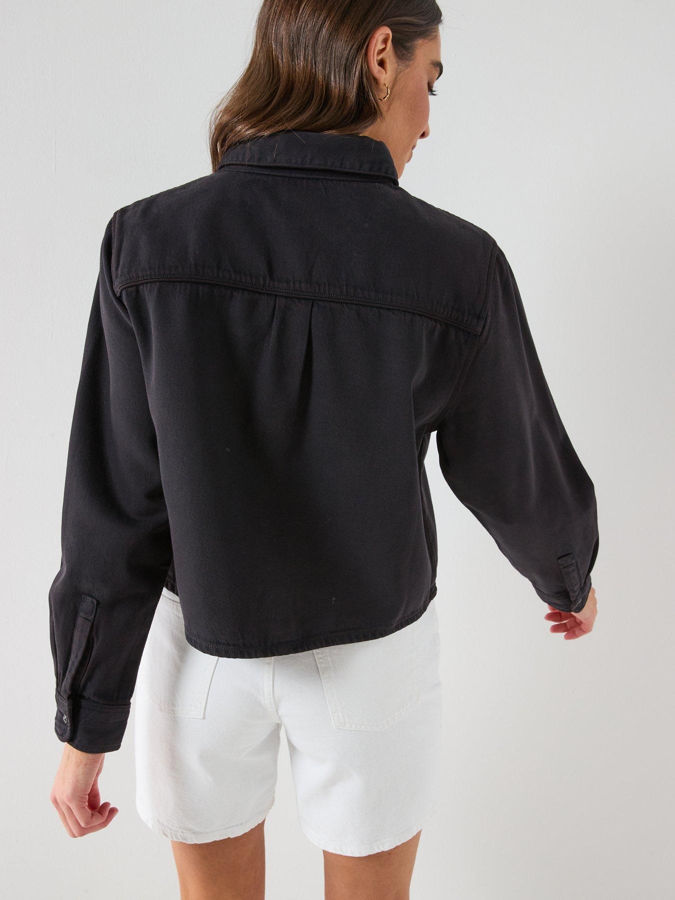 Image 2 of 6 of Levi's Logan Tencel Shacket - Black