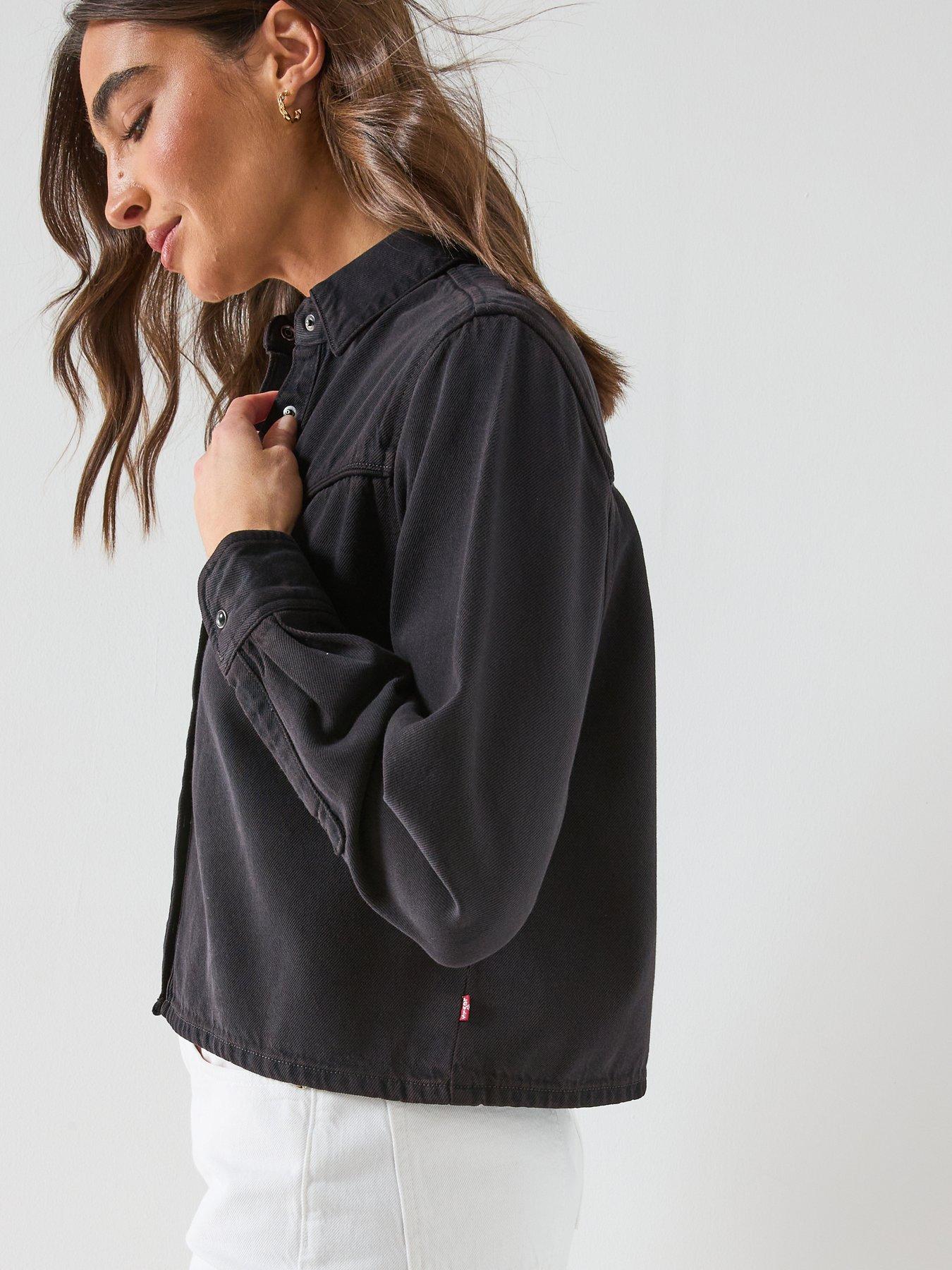 Image 6 of 6 of Levi's Logan Tencel Shacket - Black