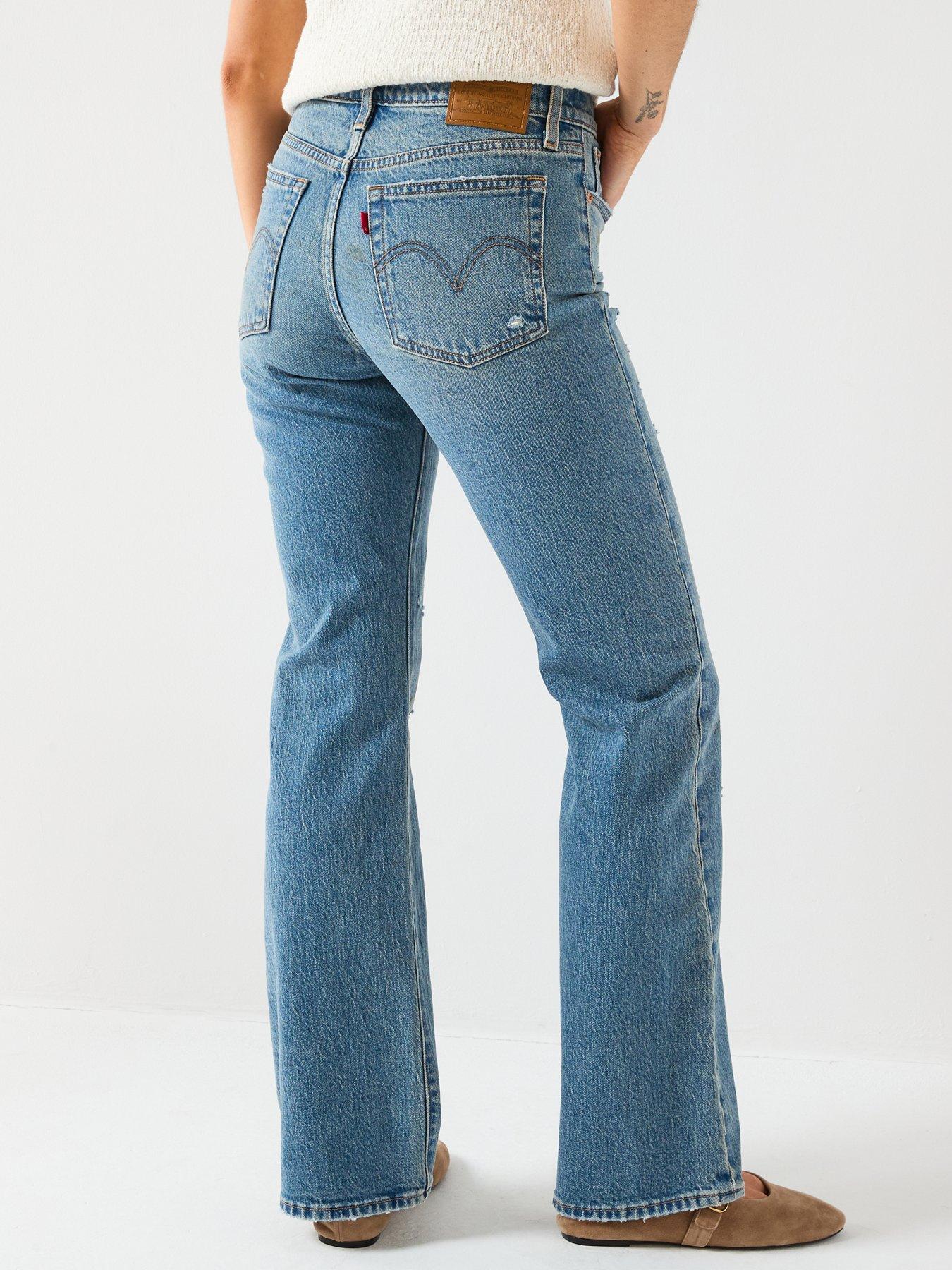 levis-wedgie-bootcut-jeans-bluestillFront